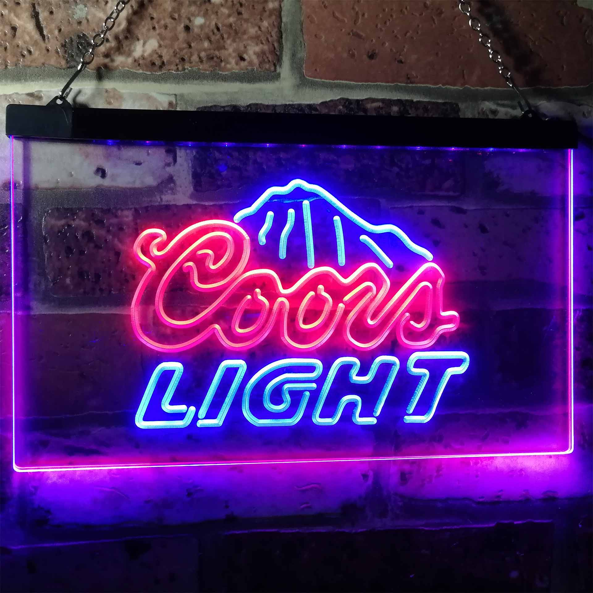 Coors Light Mountain Home Bar Neon-Like LED Sign - Image 7