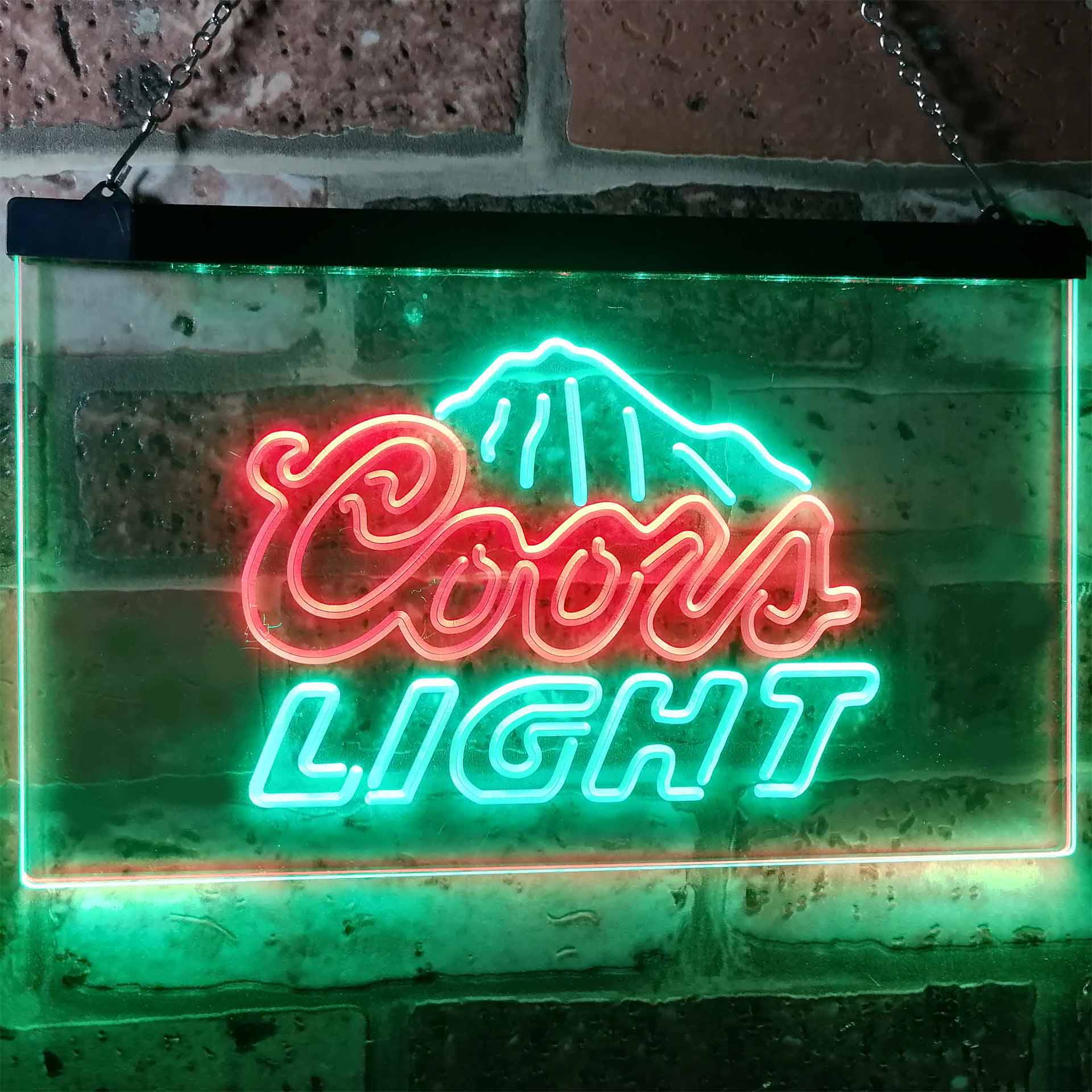 Coors Light Mountain Home Bar Neon-Like LED Sign - Image 8