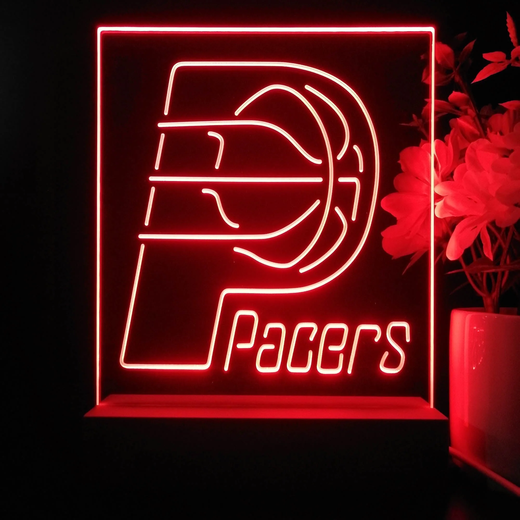 Indiana Pacers Night Light Neon Pub Bar Lamp - Image 4
