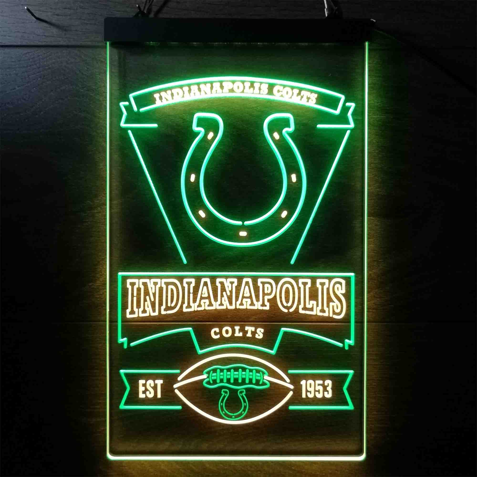 Indianapolis Colts Neon-Like LED Sign - Image 13