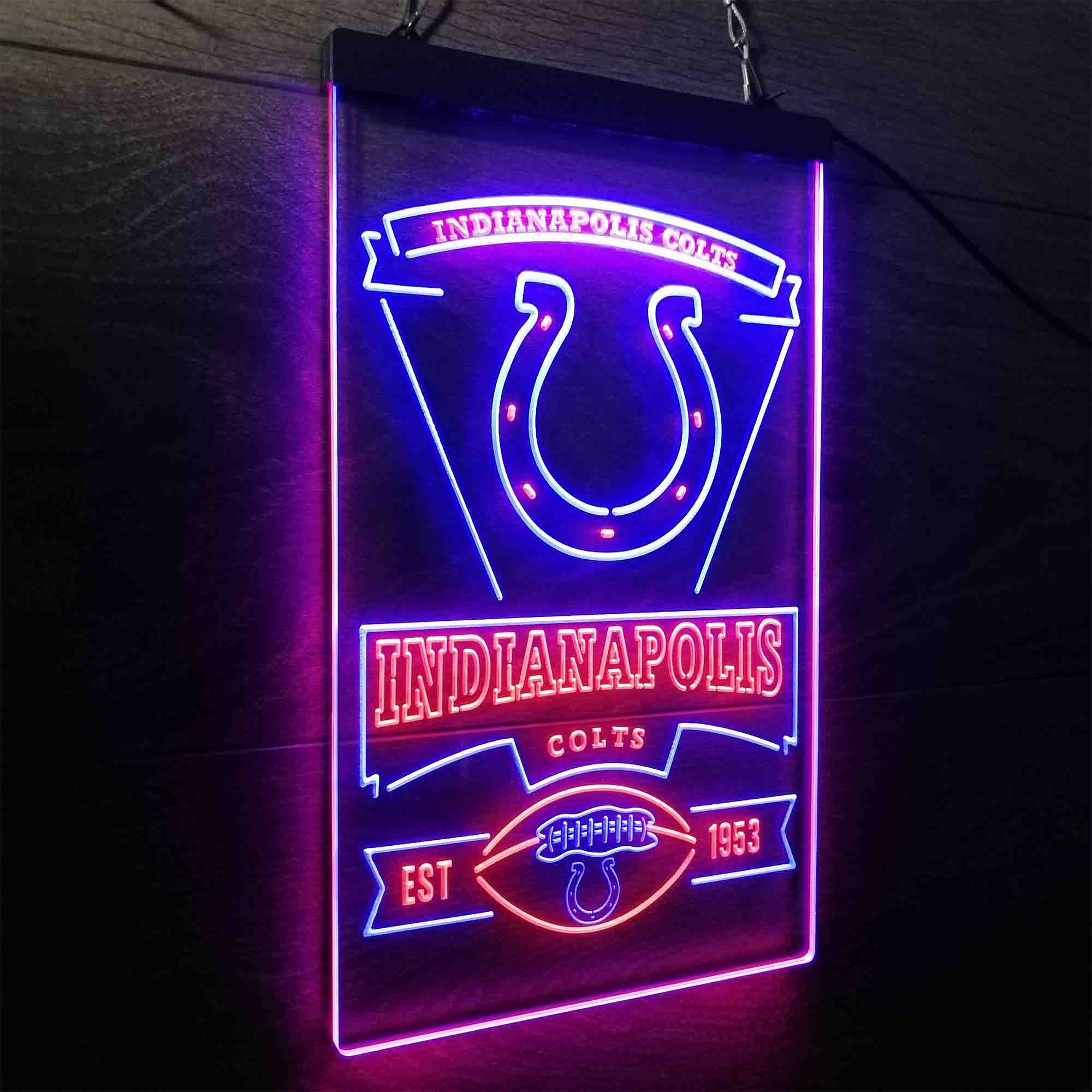 Indianapolis Colts Neon-Like LED Sign - Image 19