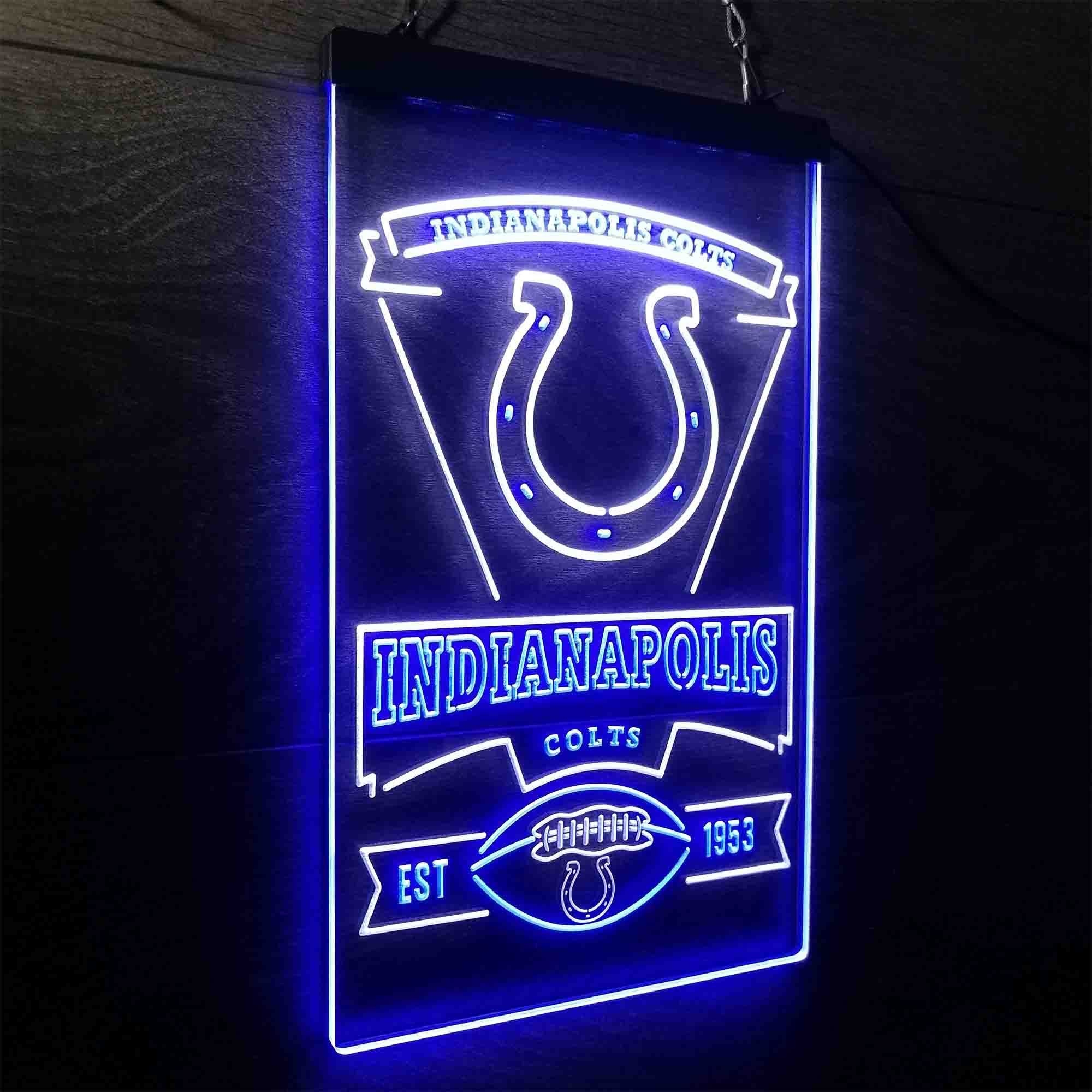 Indianapolis Colts Neon-Like LED Sign - Image 21