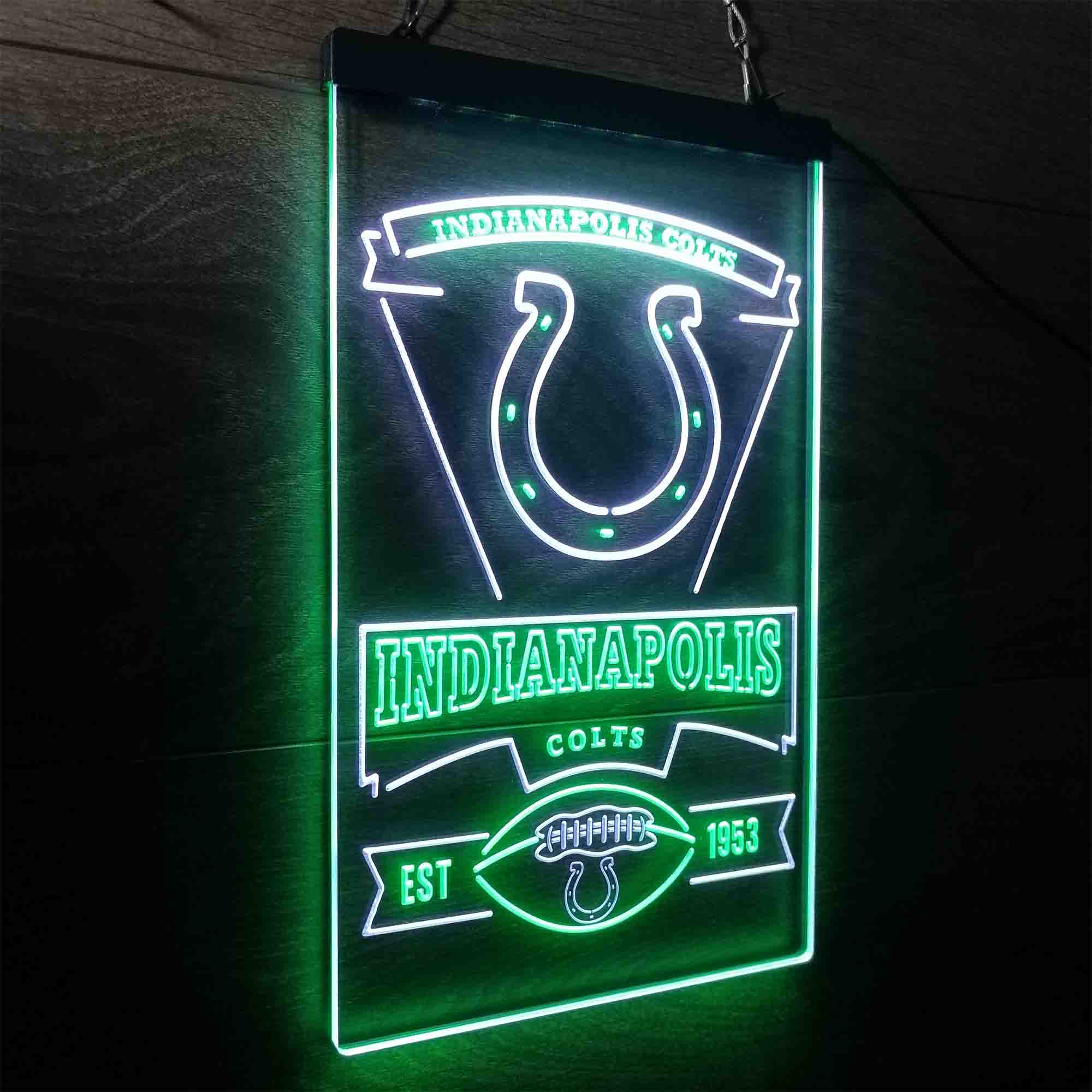 Indianapolis Colts Neon-Like LED Sign - Image 23