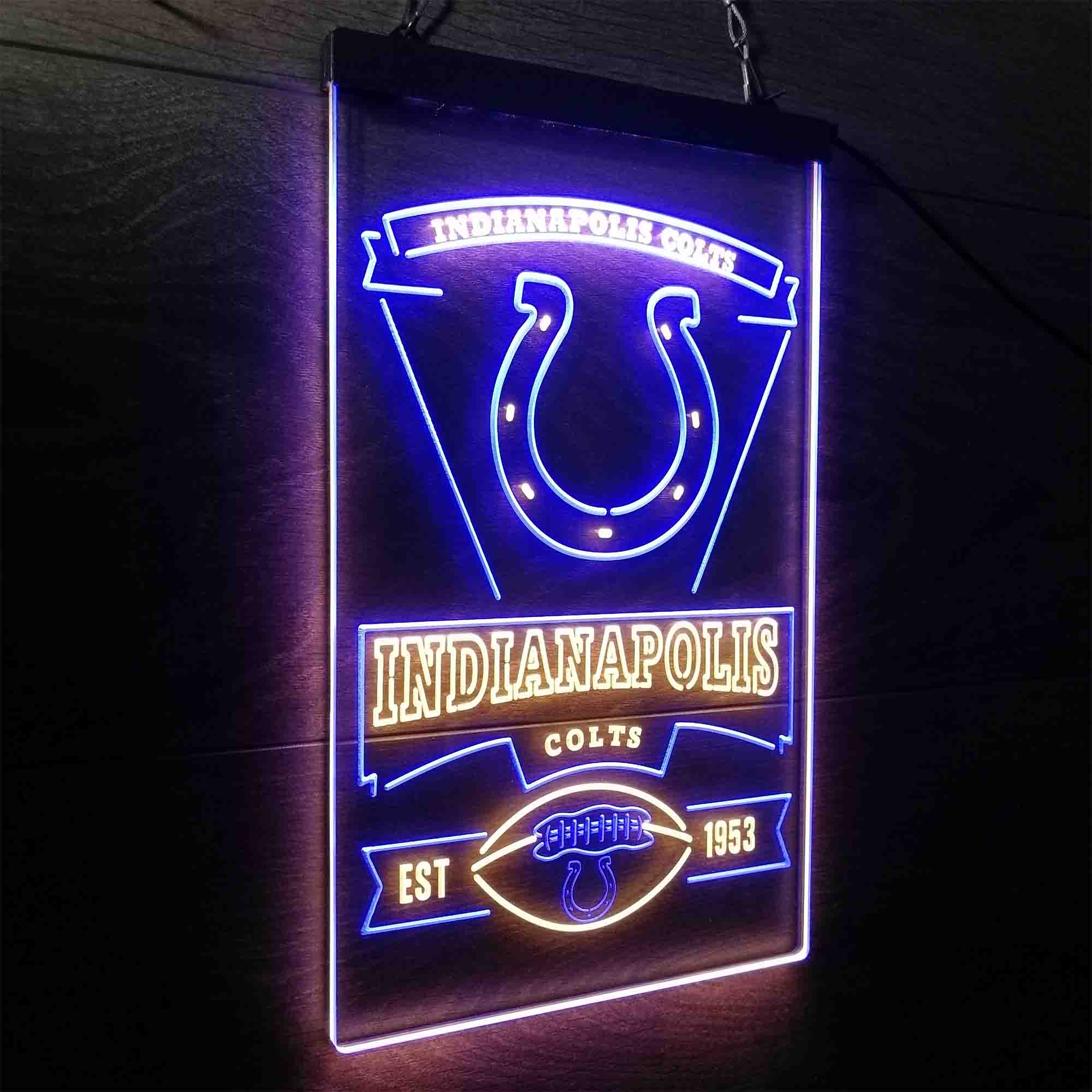 Indianapolis Colts Neon-Like LED Sign - Image 24