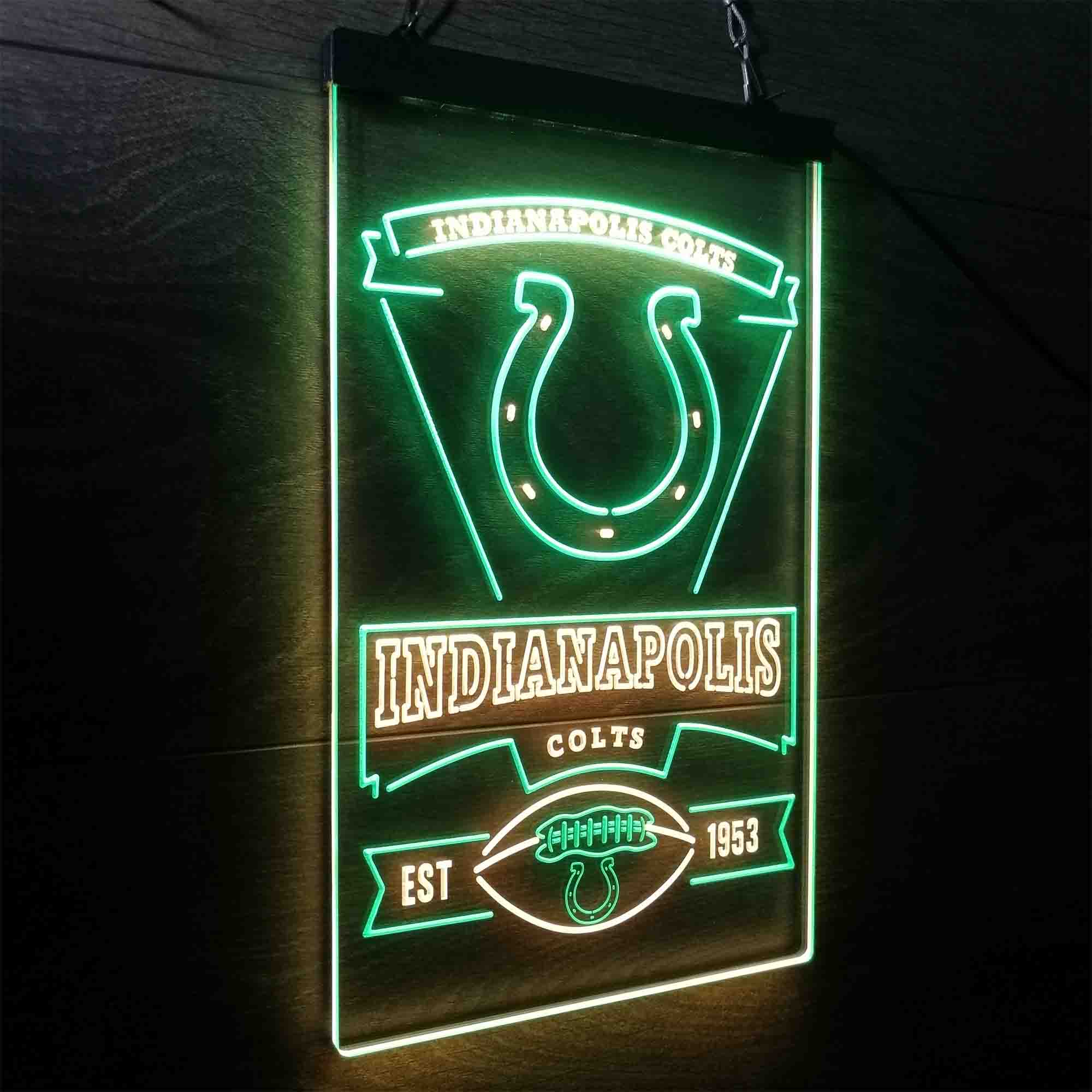 Indianapolis Colts Neon-Like LED Sign - Image 26