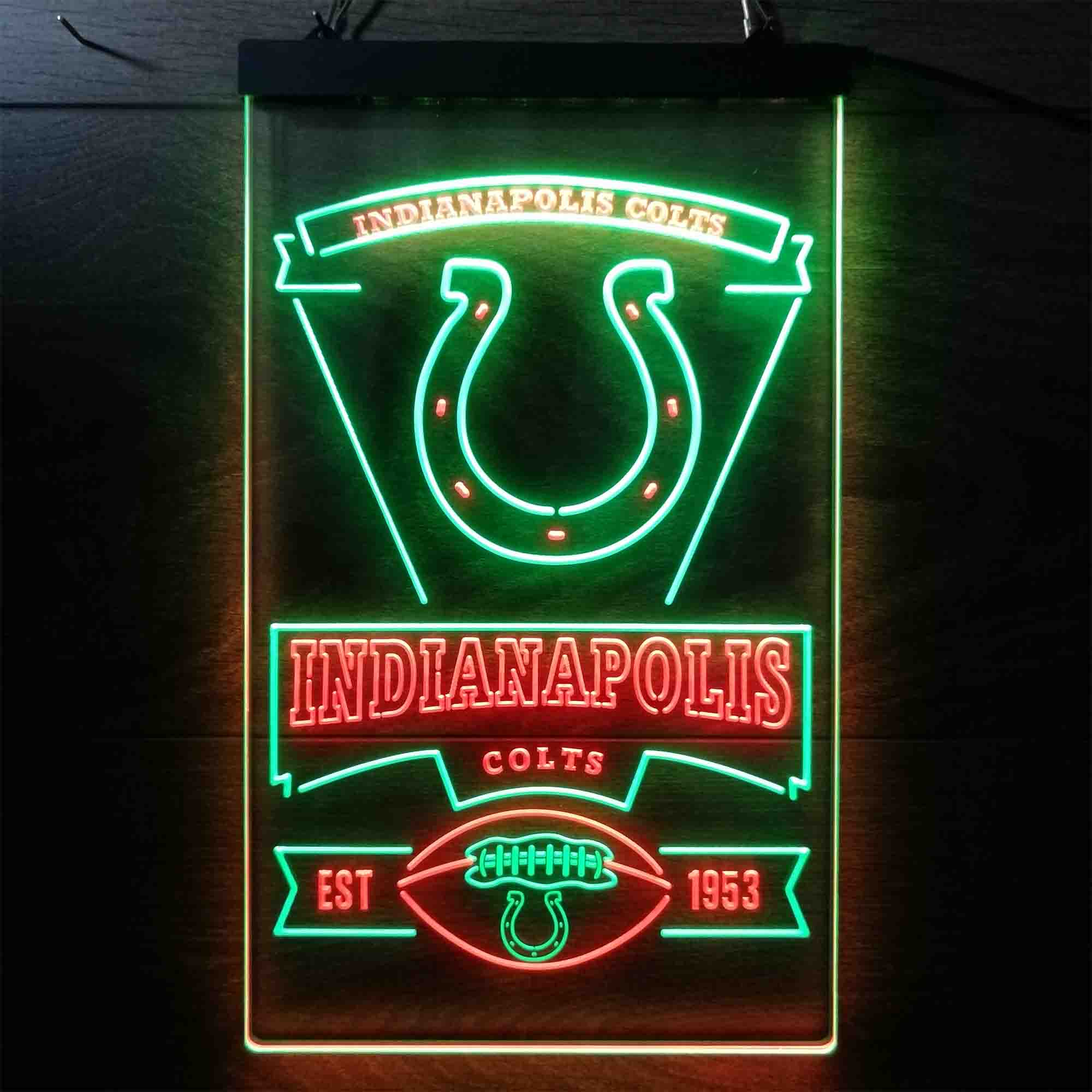 Indianapolis Colts Neon-Like LED Sign - Image 9