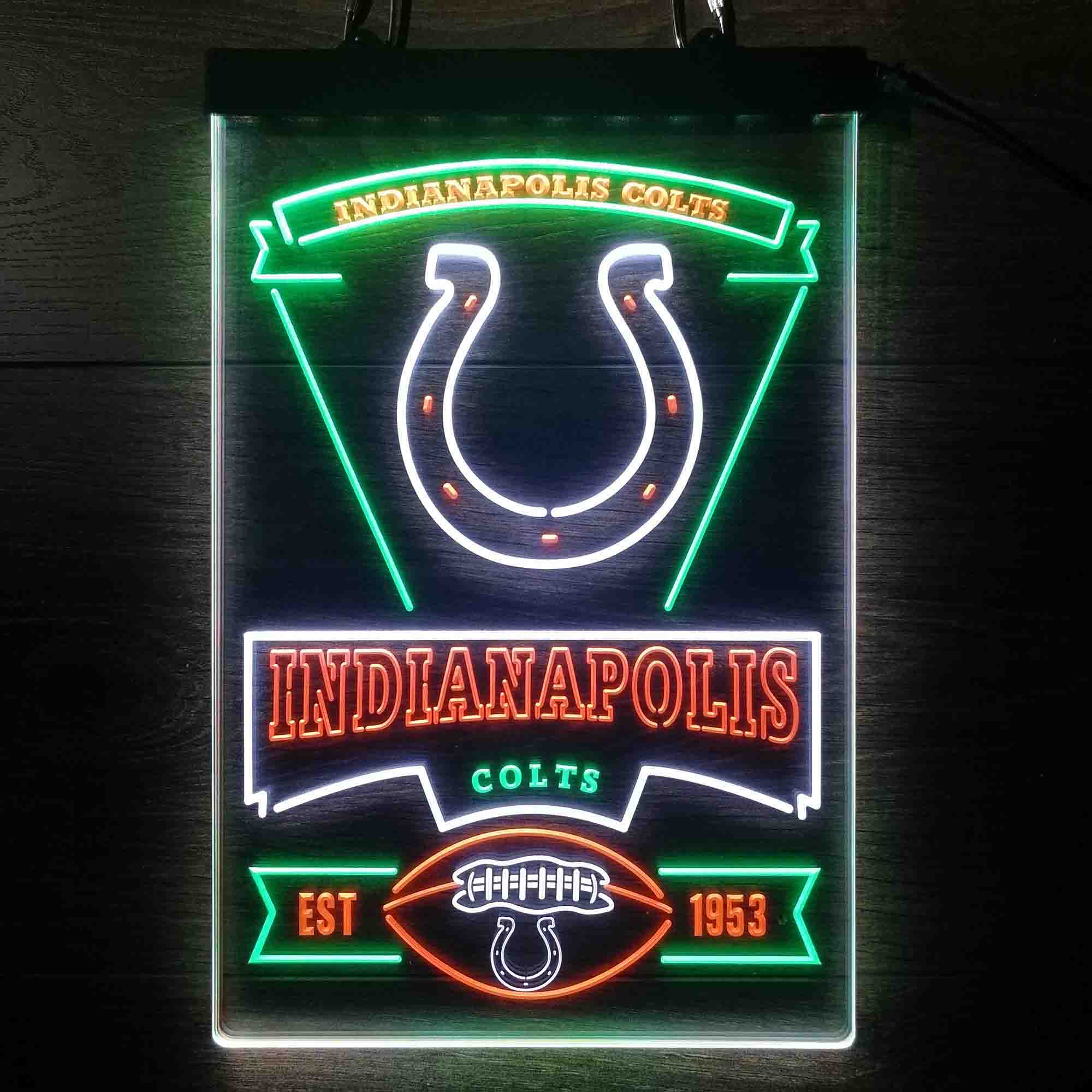 Indianapolis Colts Neon LED Sign 3 Colors - Image 11