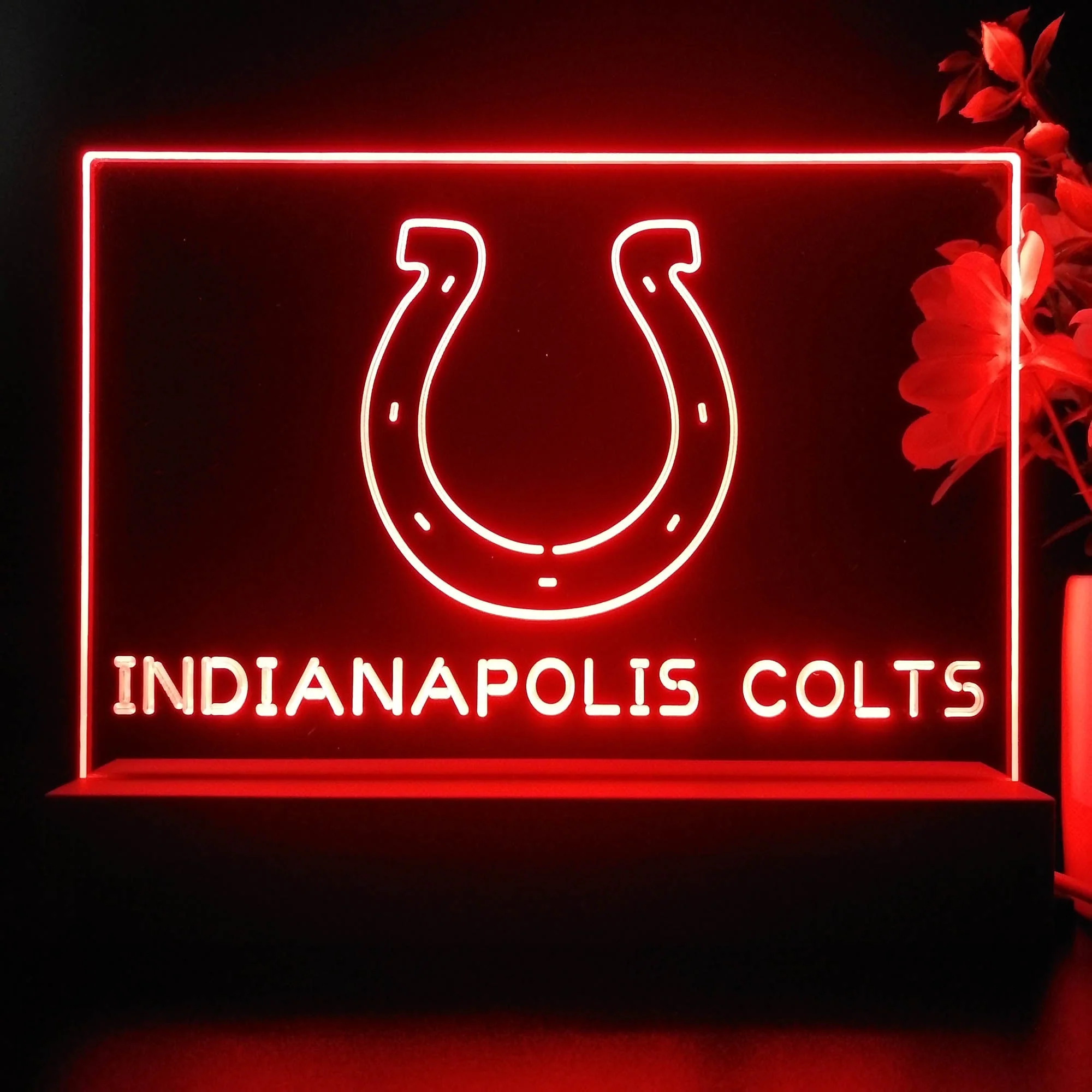 Indianapolis Colts Neon Sign Pub Bar Lamp - Image 3