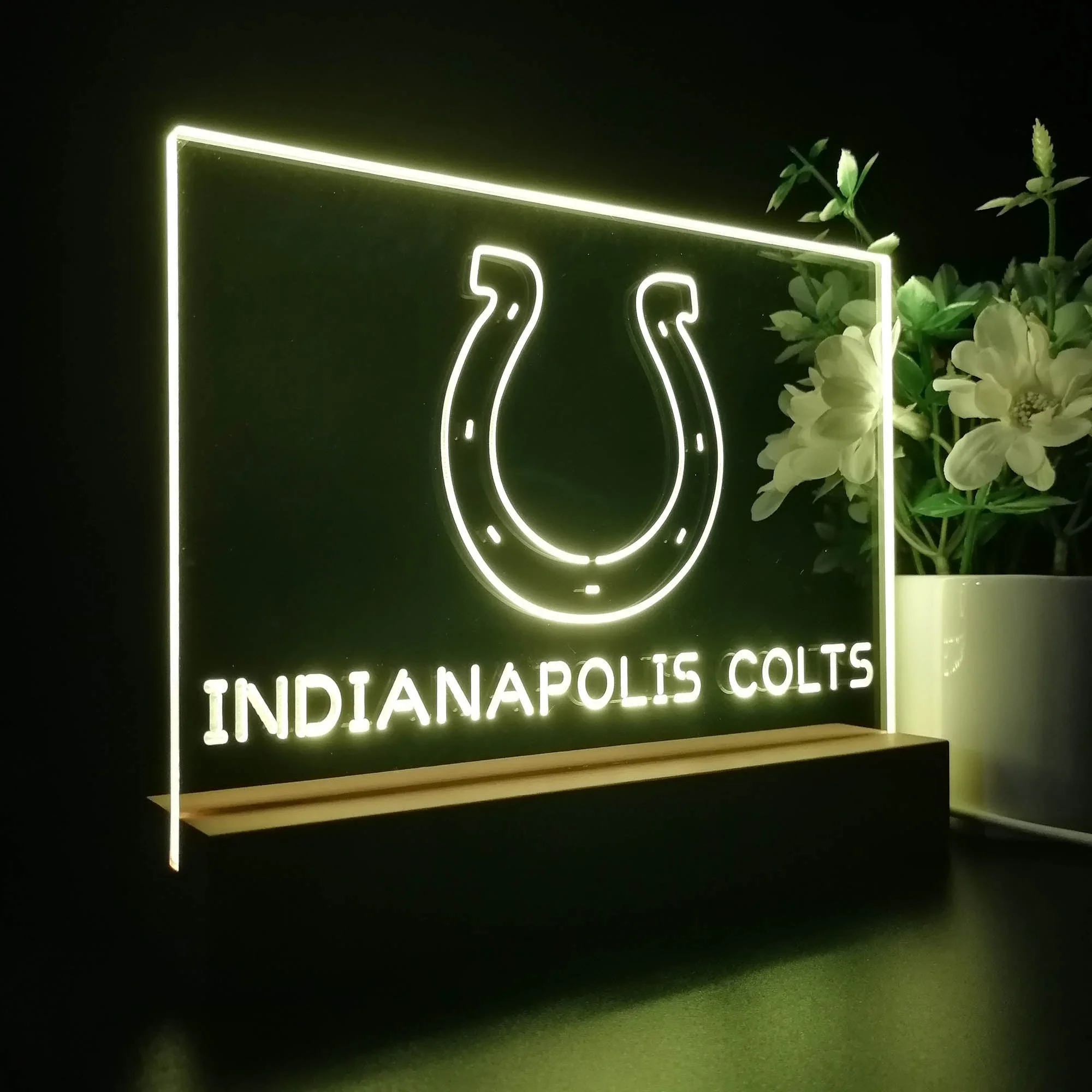 Indianapolis Colts Neon Sign Pub Bar Lamp - Image 5