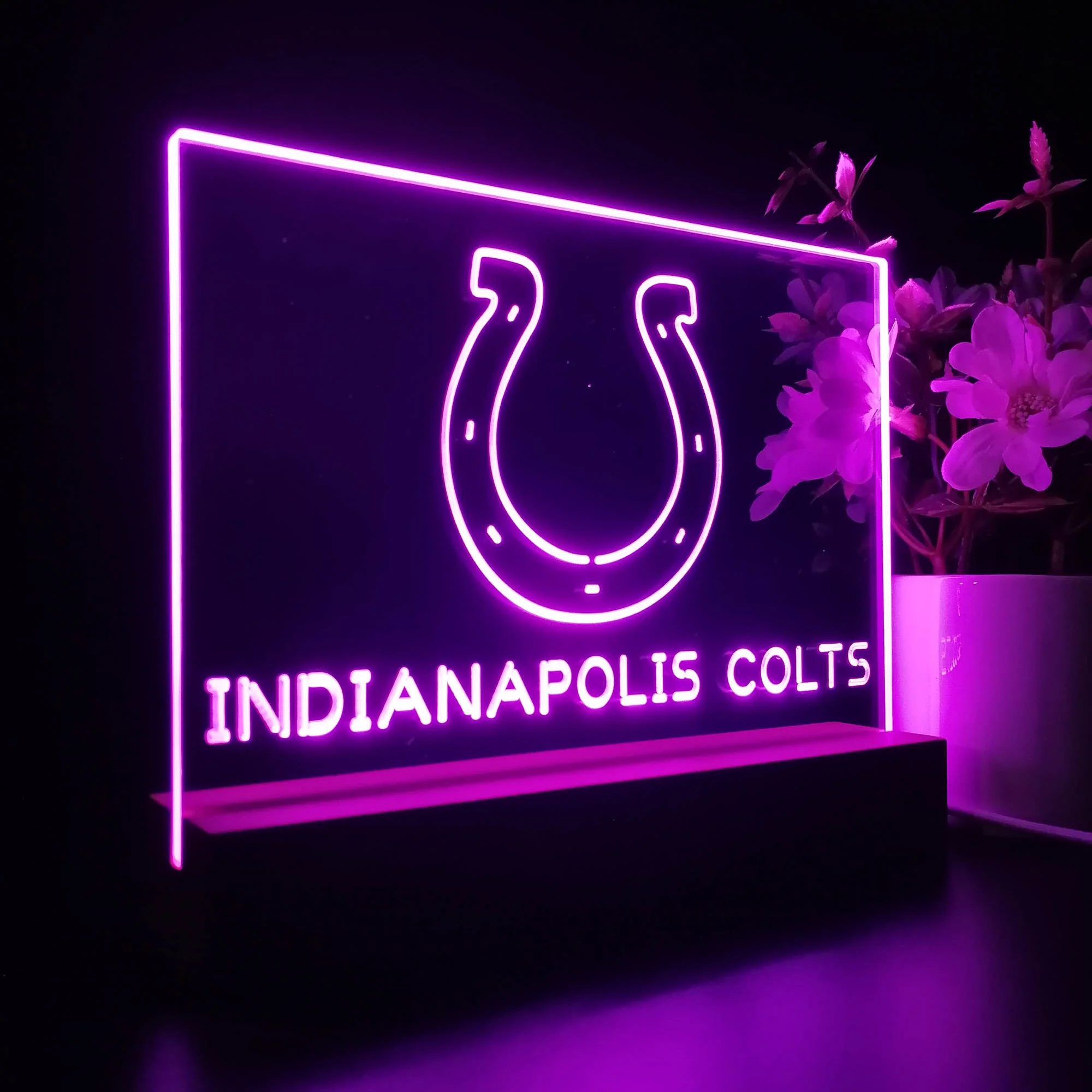 Indianapolis Colts Neon Sign Pub Bar Lamp - Image 7