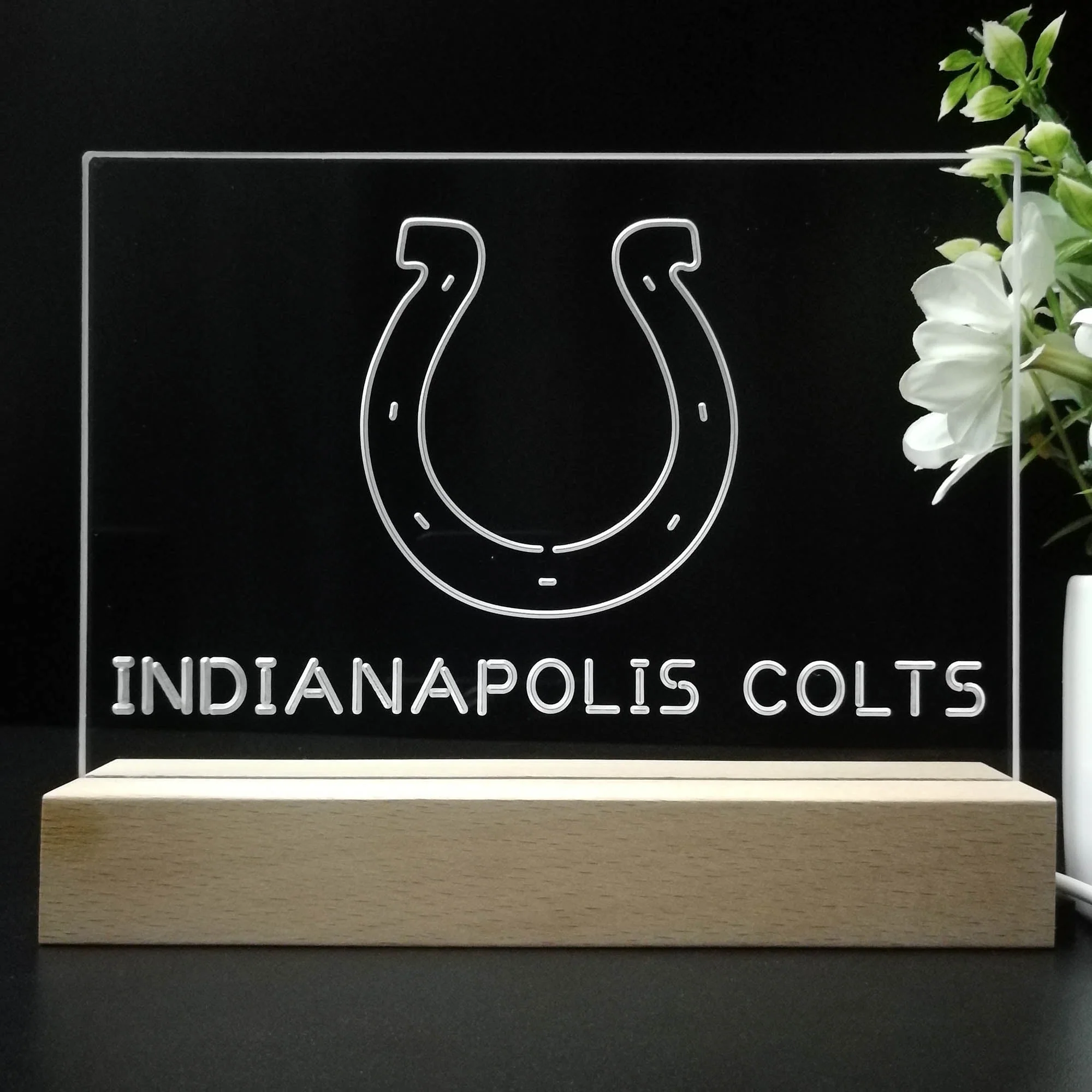 Indianapolis Colts Neon Sign Pub Bar Lamp - Image 8