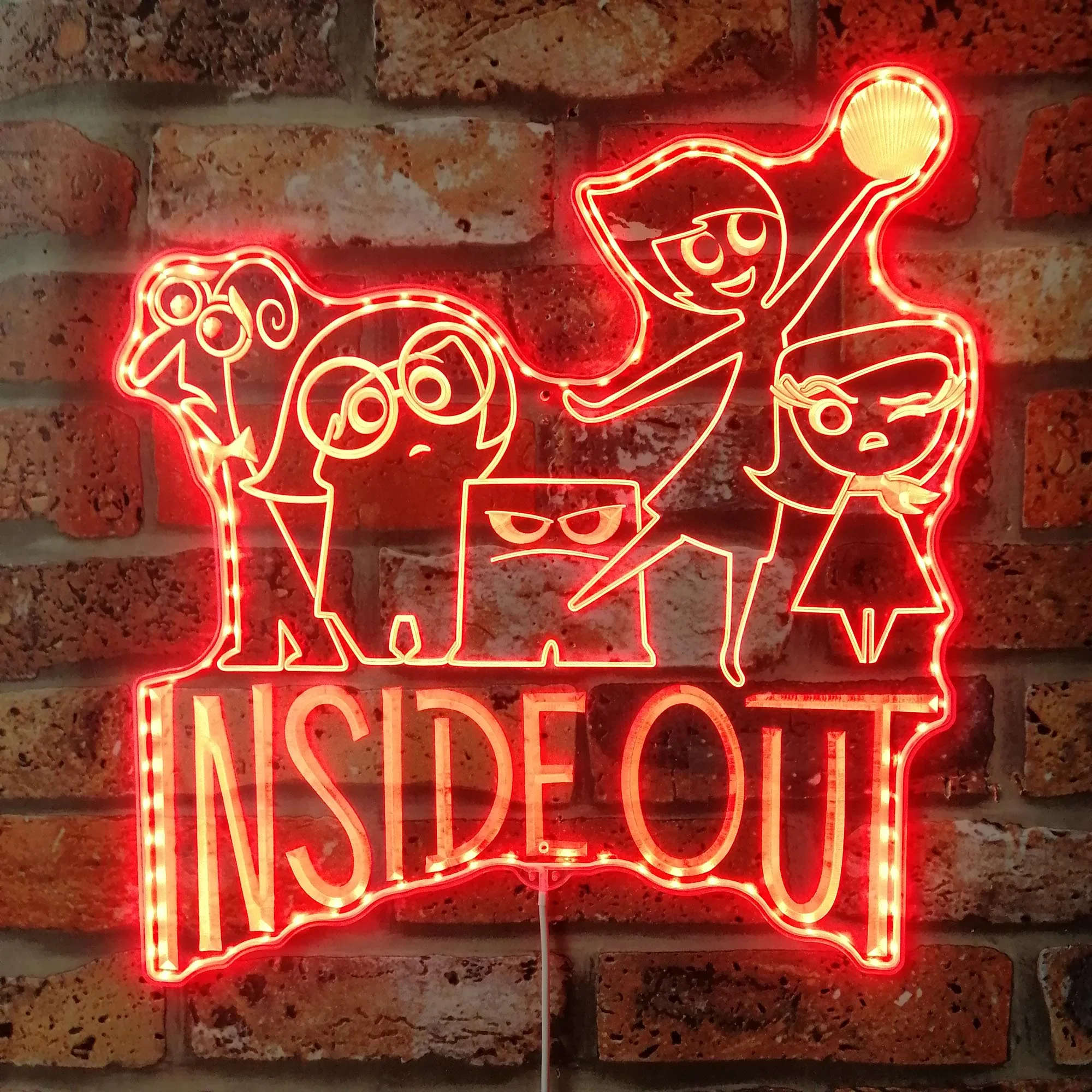 Inside Out Neon LED Sign with Dynamic RGB Colors - Image 3
