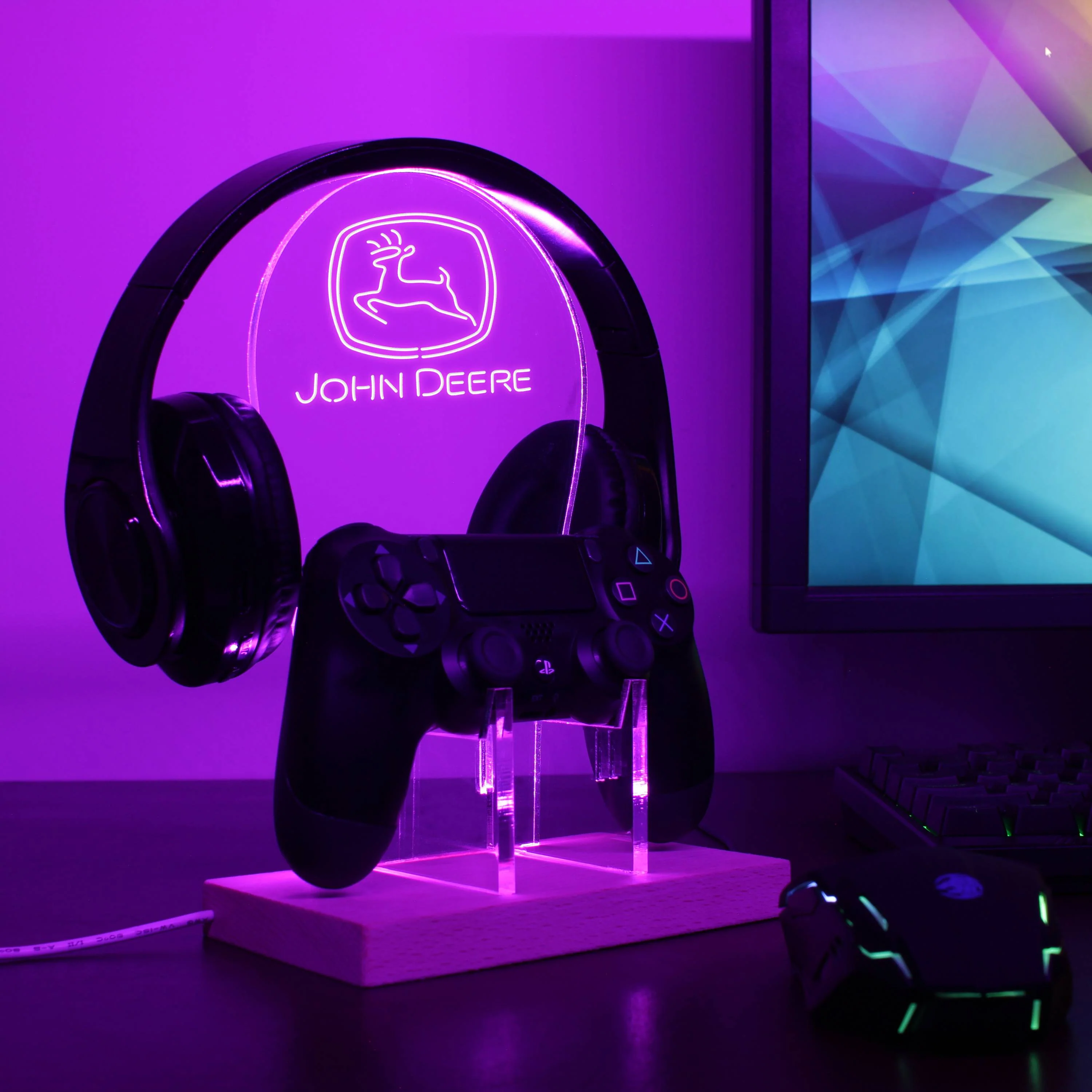 International Harvester LED Gaming Headset Controller Stand - Image 2