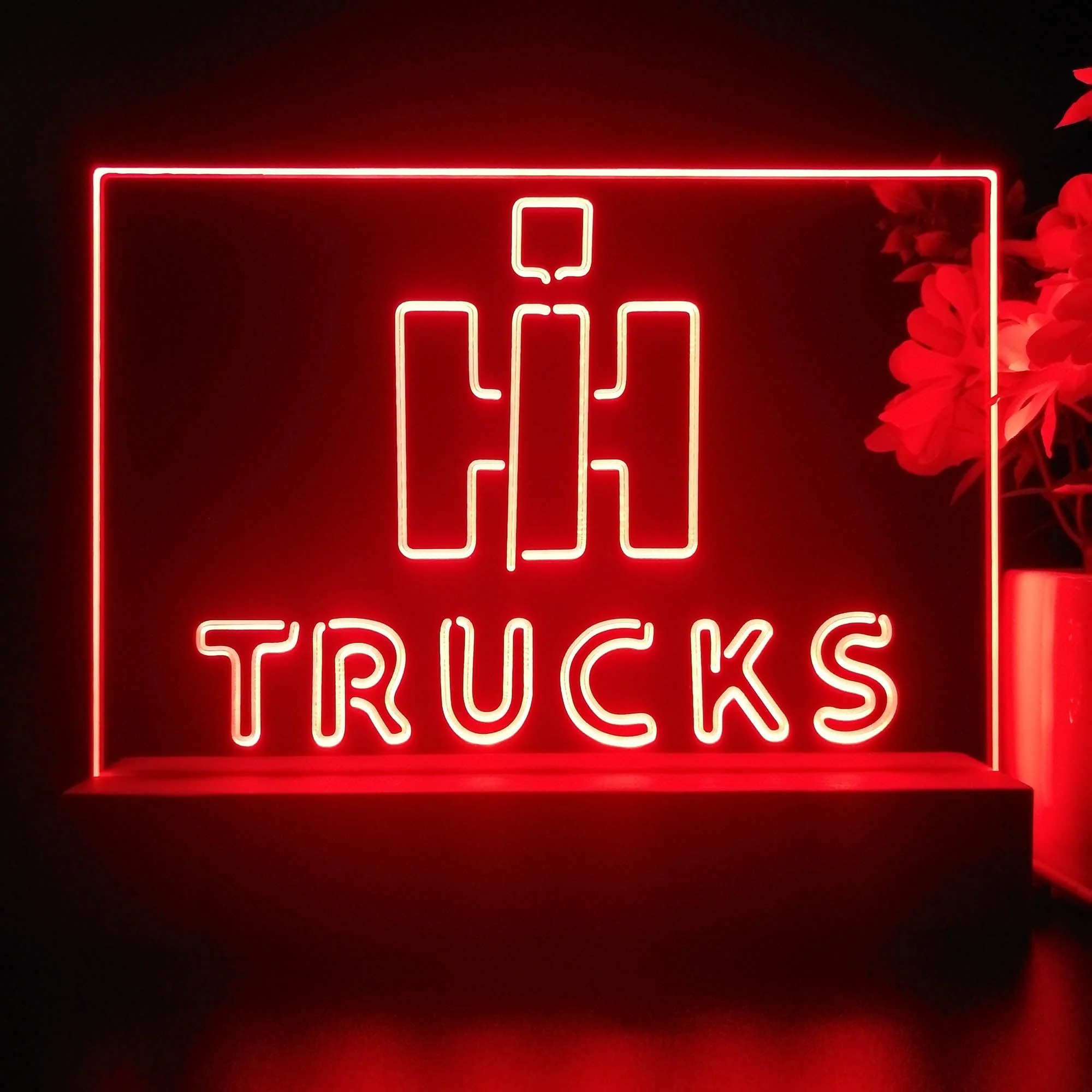 International Harvester Trucks 3D Illusion Night Light Desk Lamp - Image 3