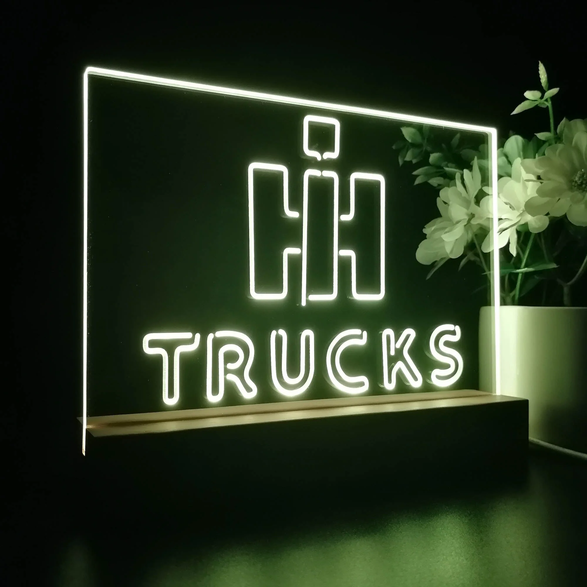 International Harvester Trucks 3D Illusion Night Light Desk Lamp - Image 7