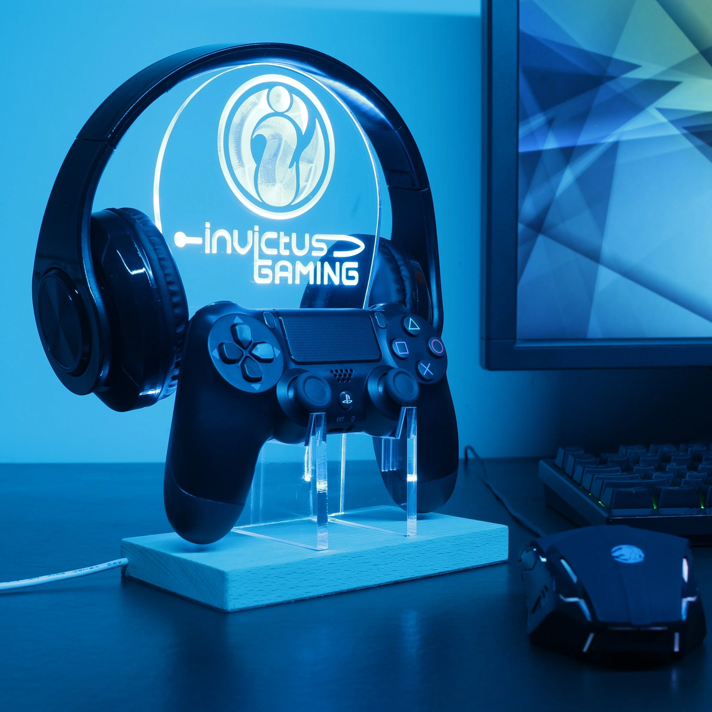 Invictus Gaming LED Gaming Headset Controller Stand - Image 3
