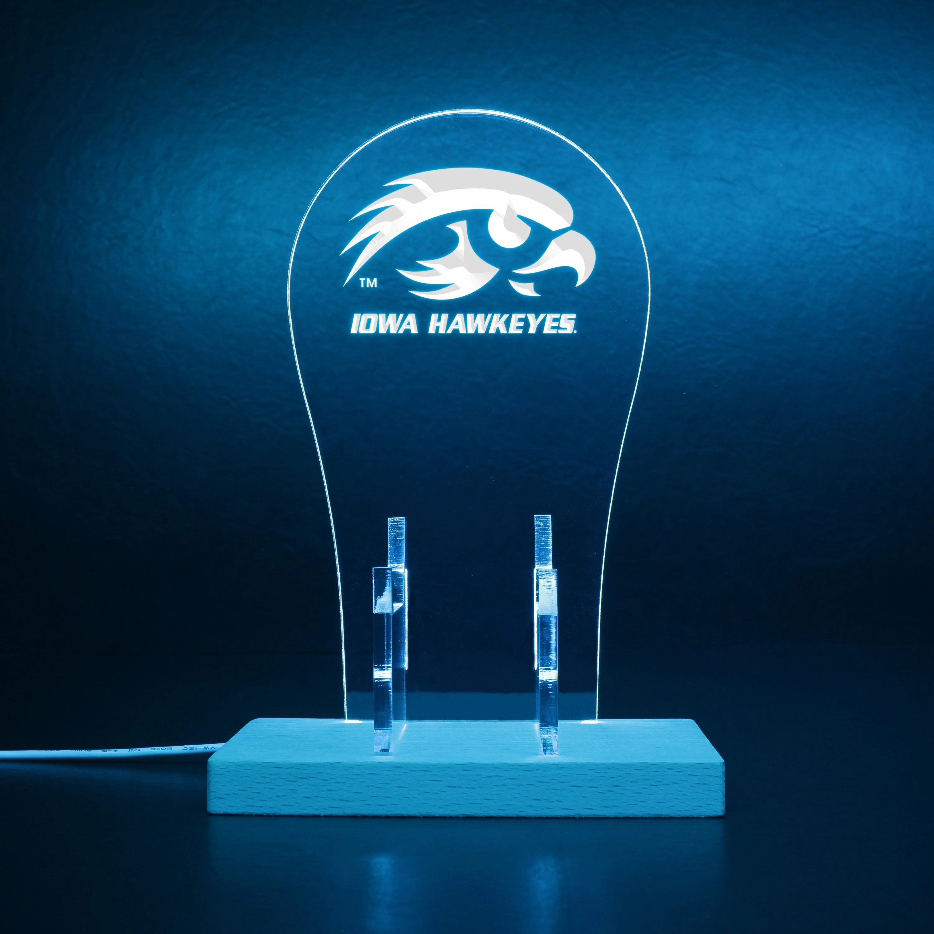 Iowa Hawkeyes Football LED Gaming Headset Controller Stand - Image 6