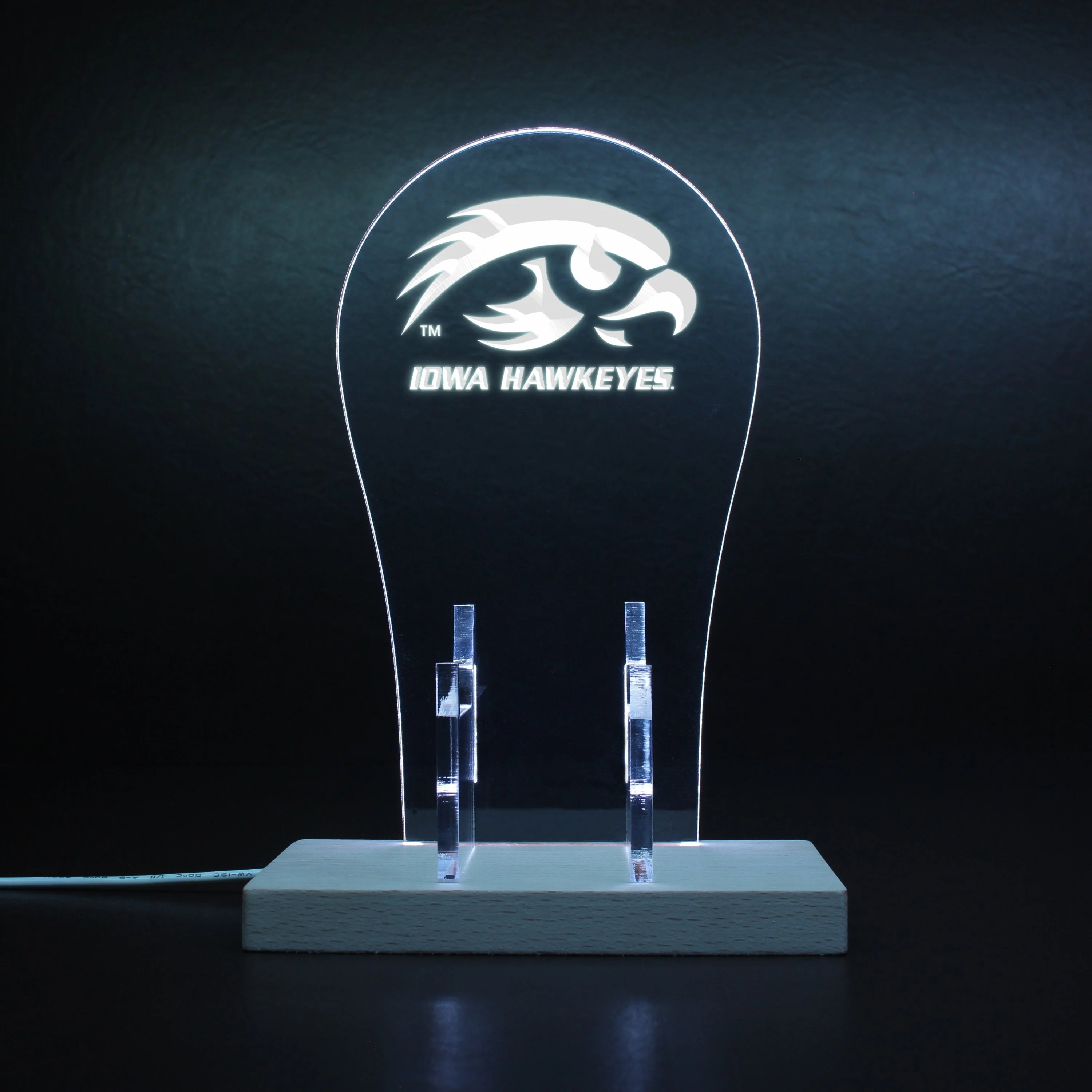 Iowa Hawkeyes Football LED Gaming Headset Controller Stand - Image 7