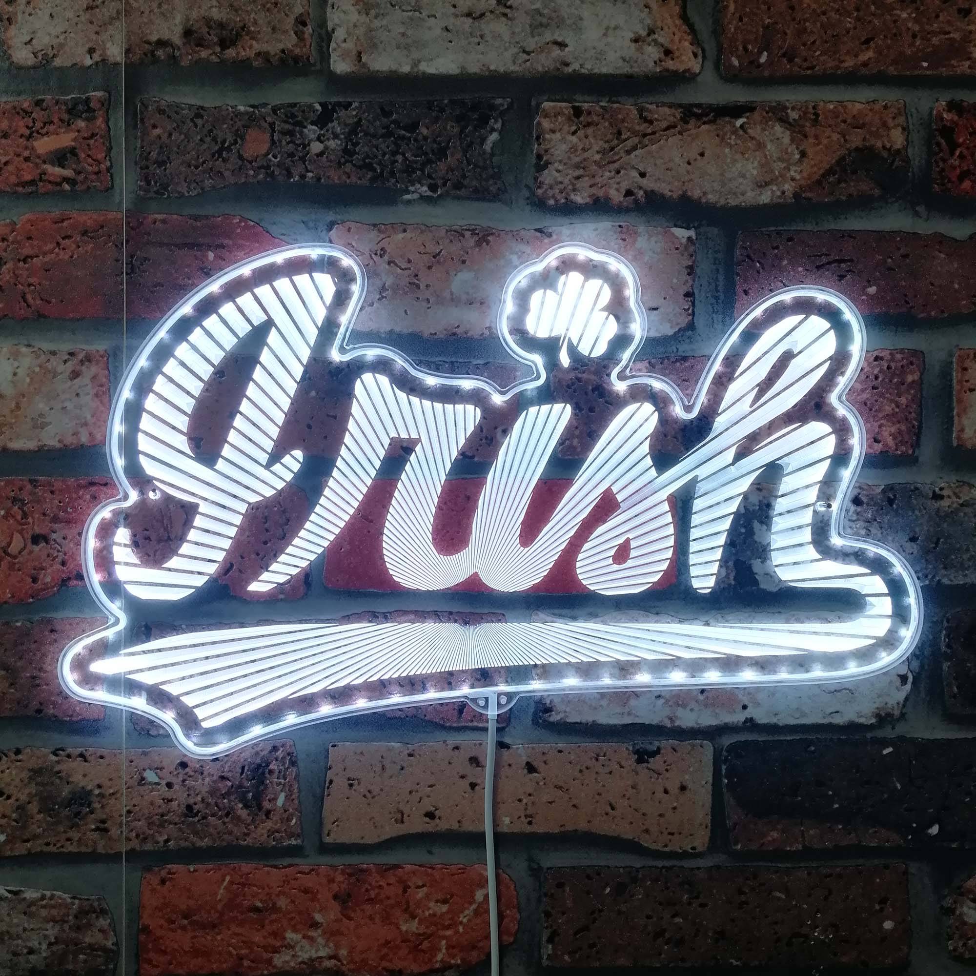 Irish Baseball Neon LED Sign with Dynamic RGB Colors - Image 5