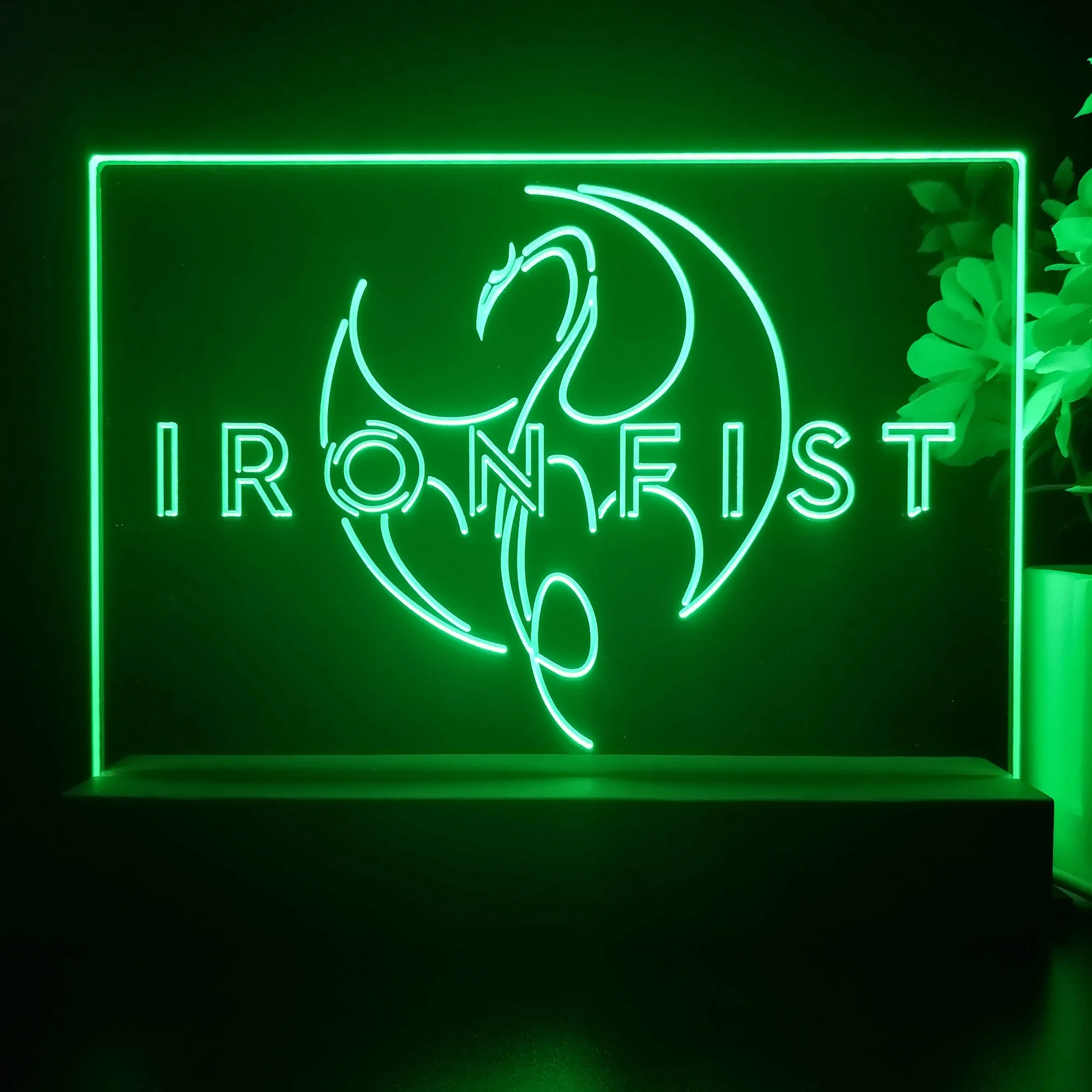 Iron Fist 3D Illusion Night Light Desk Lamp - Image 3