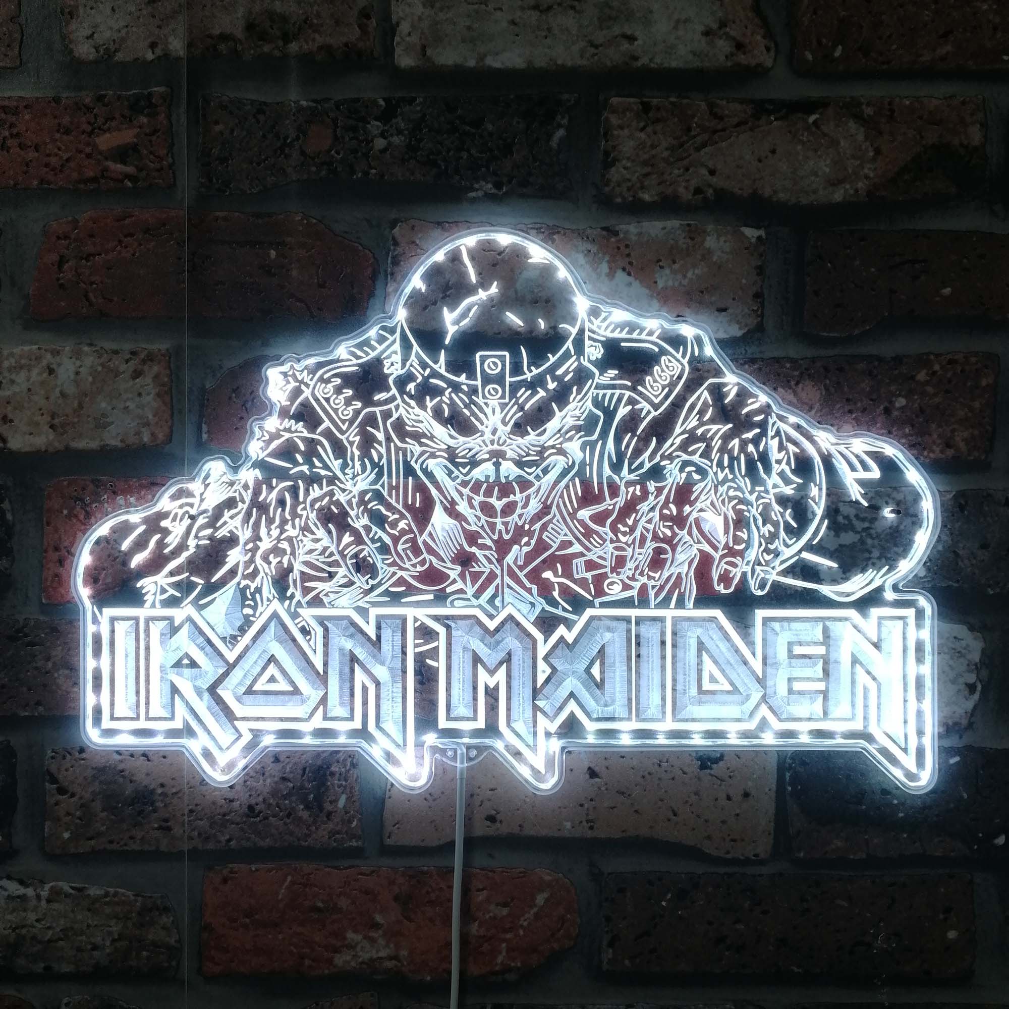 Iron Maiden Neon LED Sign with Dynamic RGB Colors - Image 2