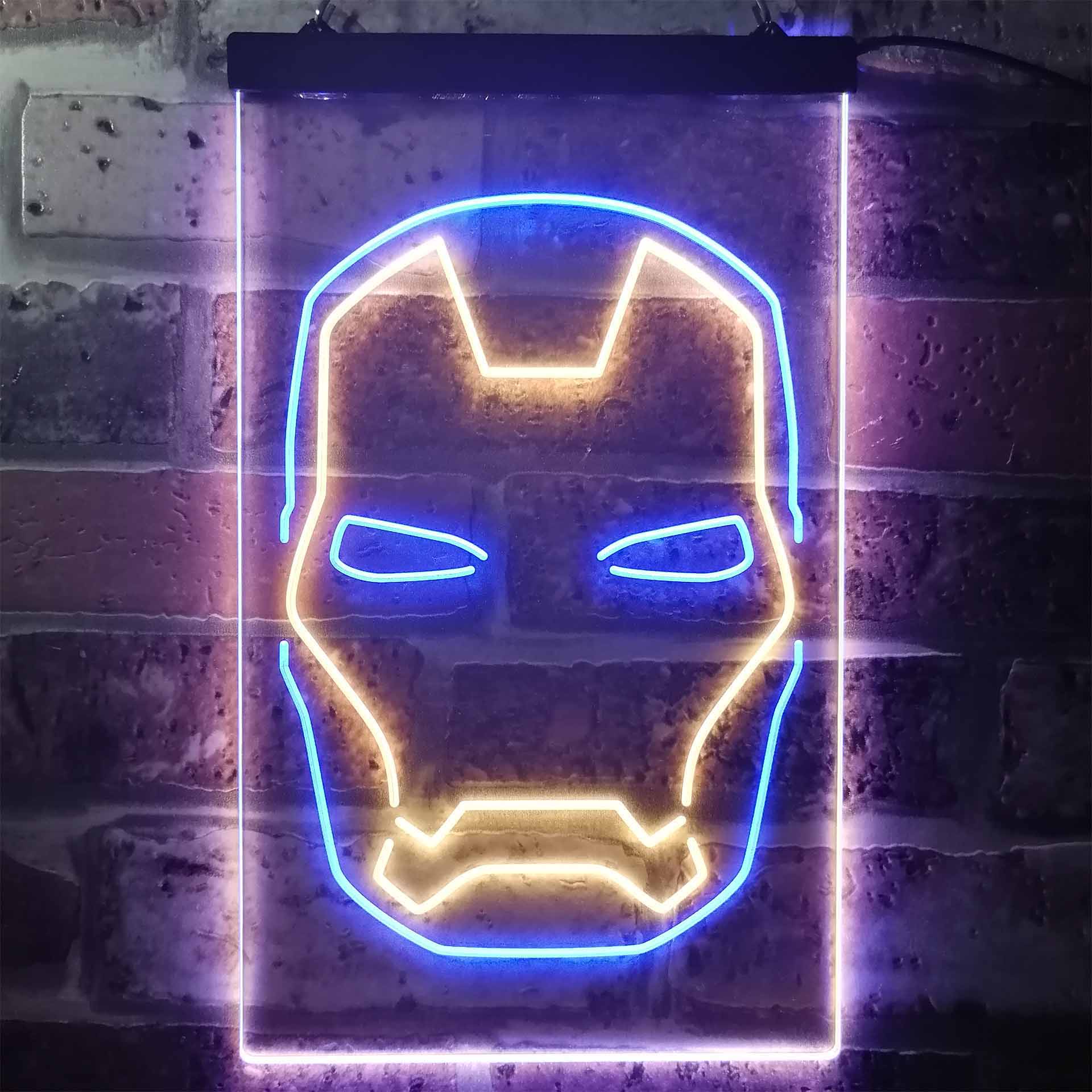 Iron Man Face Game Room Neon Light LED Sign - Image 13