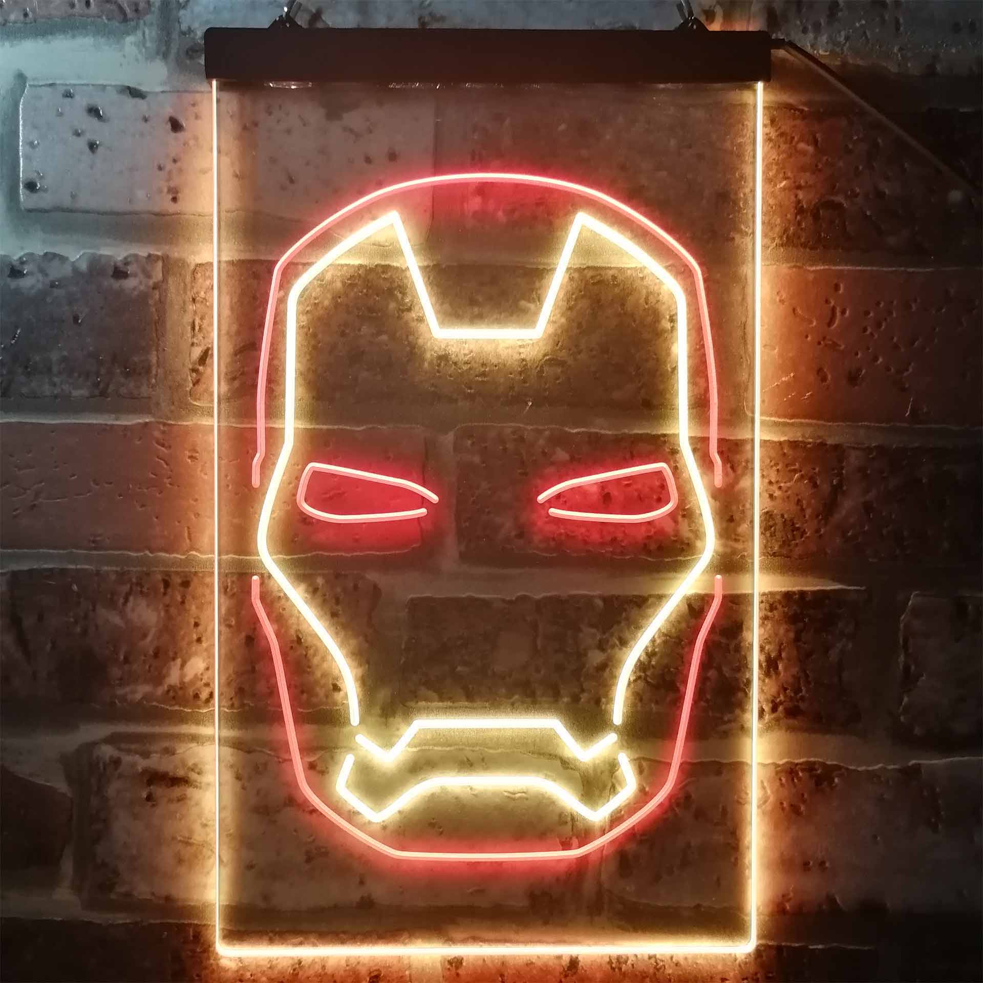Iron Man Face Game Room Neon Light LED Sign - Image 2