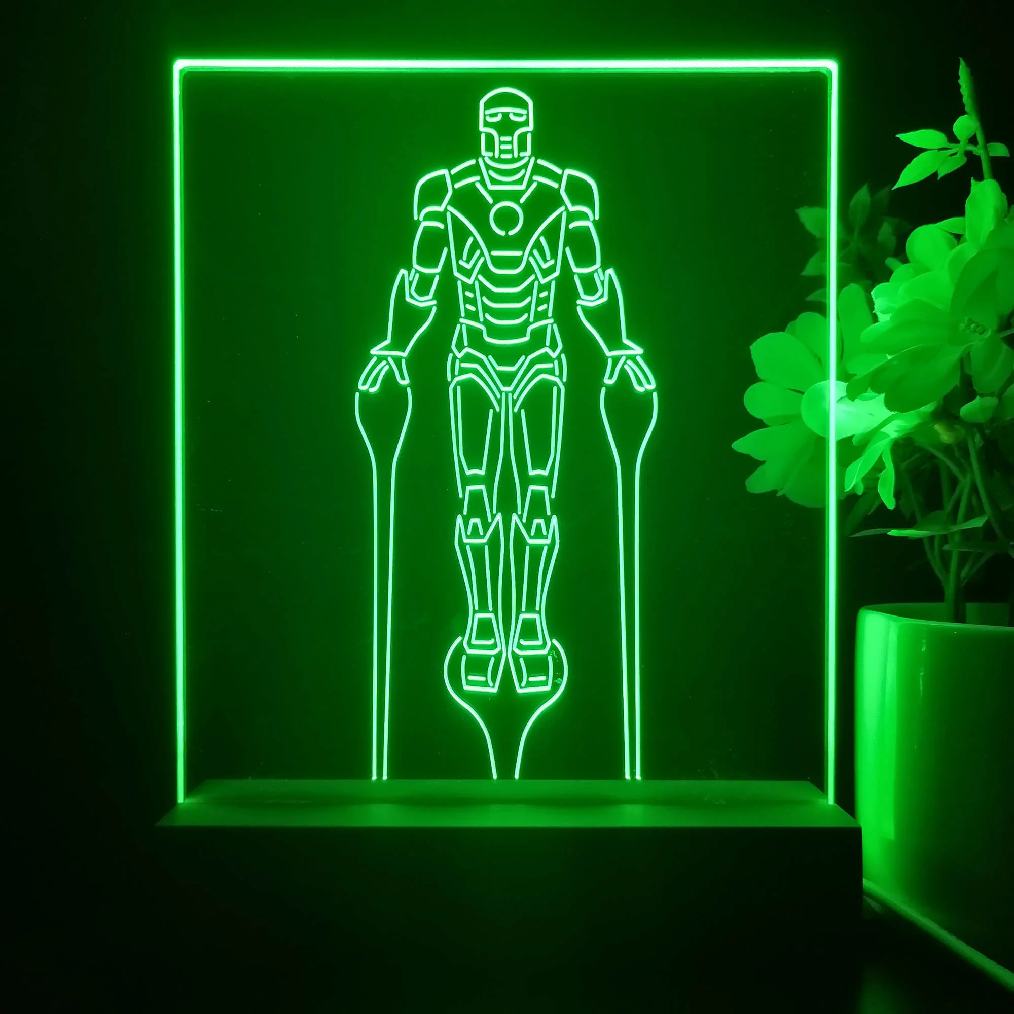Iron Man Marvels 3D Illusion Night Light Desk Lamp - Image 4