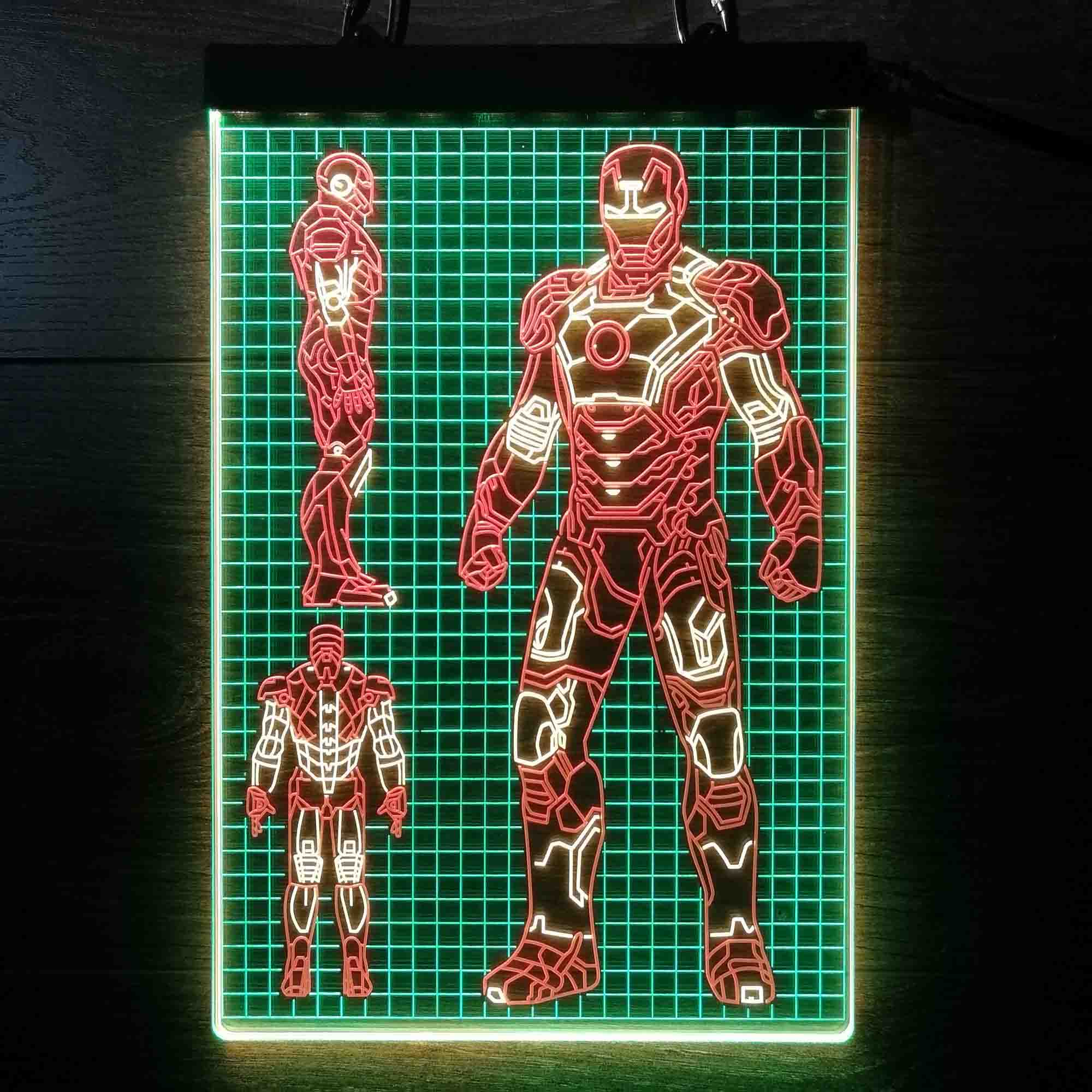 Iron Man Avengers MK43 Neon LED Sign 3 Colors