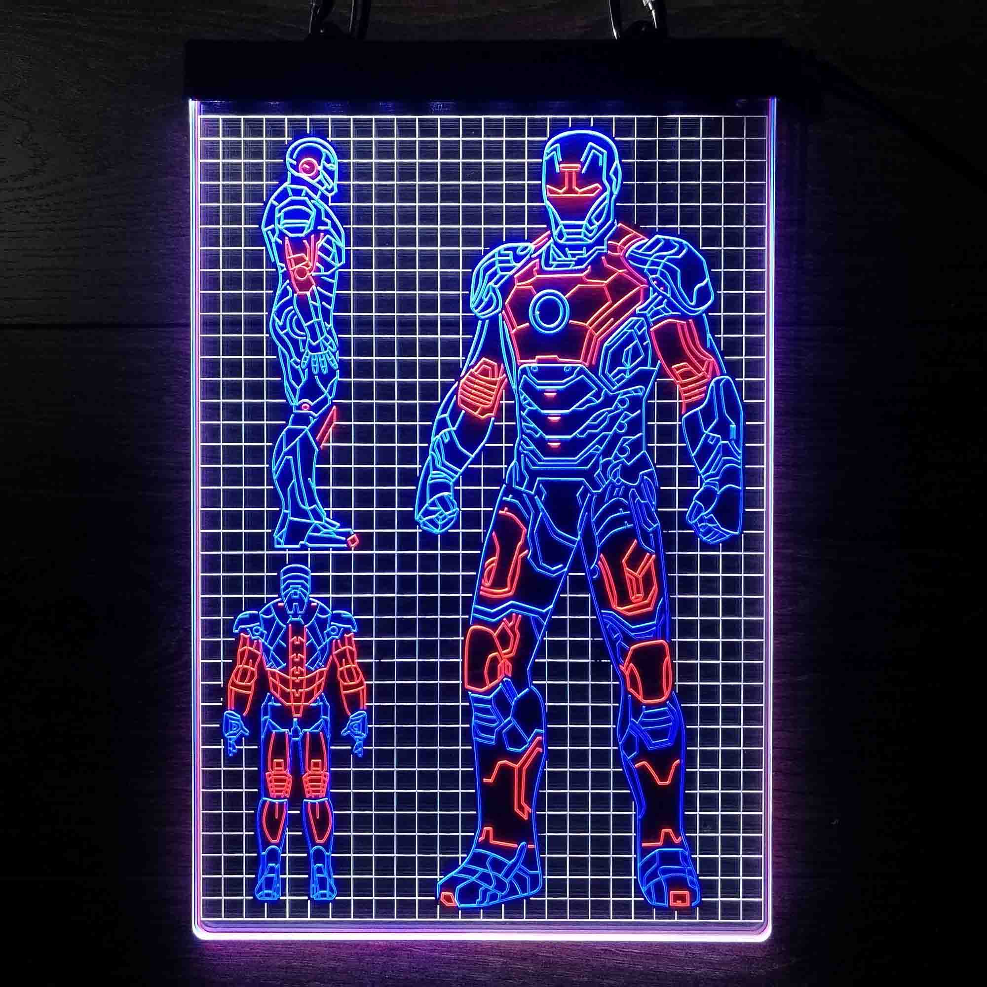 Iron Man Avengers MK43 Neon LED Sign 3 Colors - Image 10