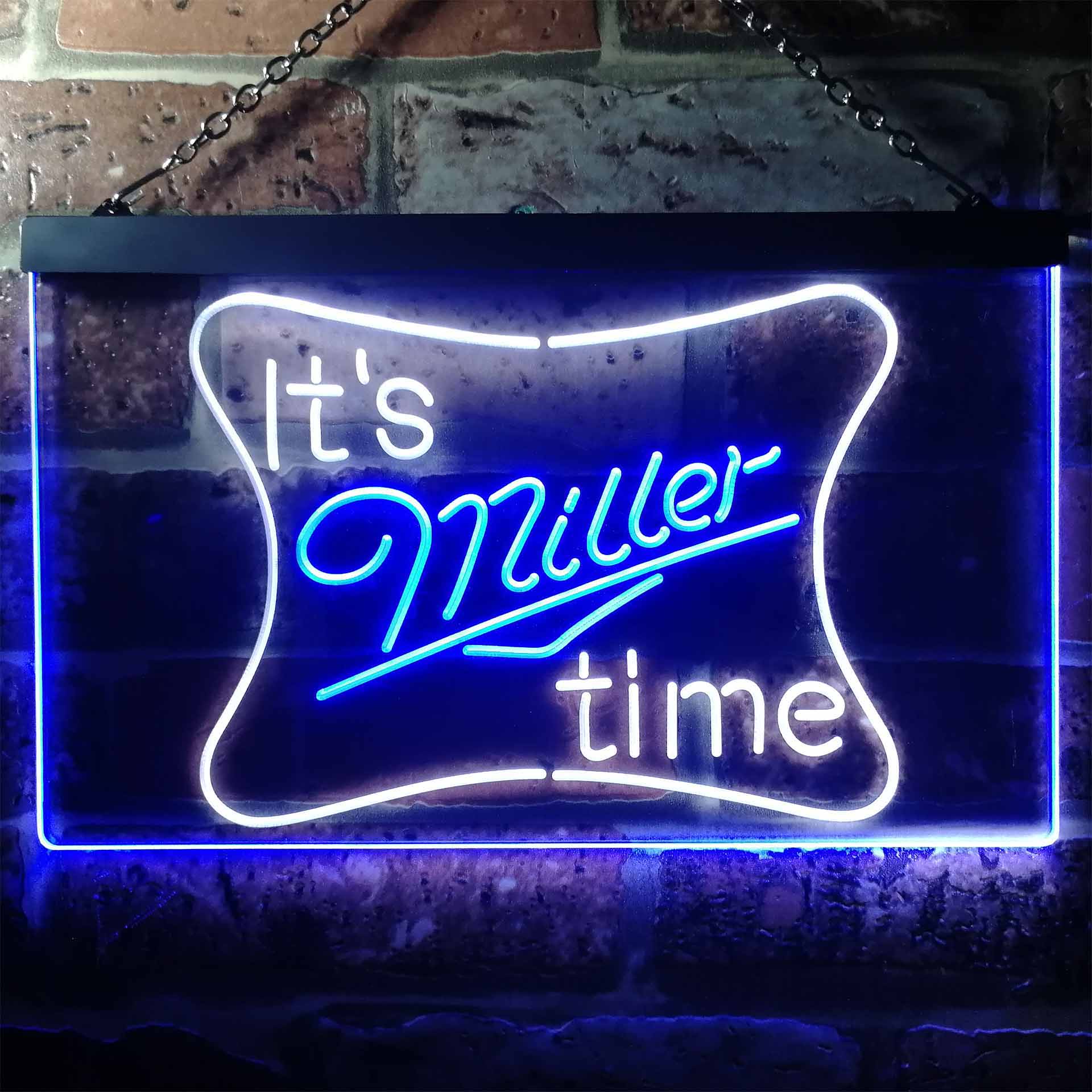 Miller It's Miller Time Bar Neon LED Sign - Image 7