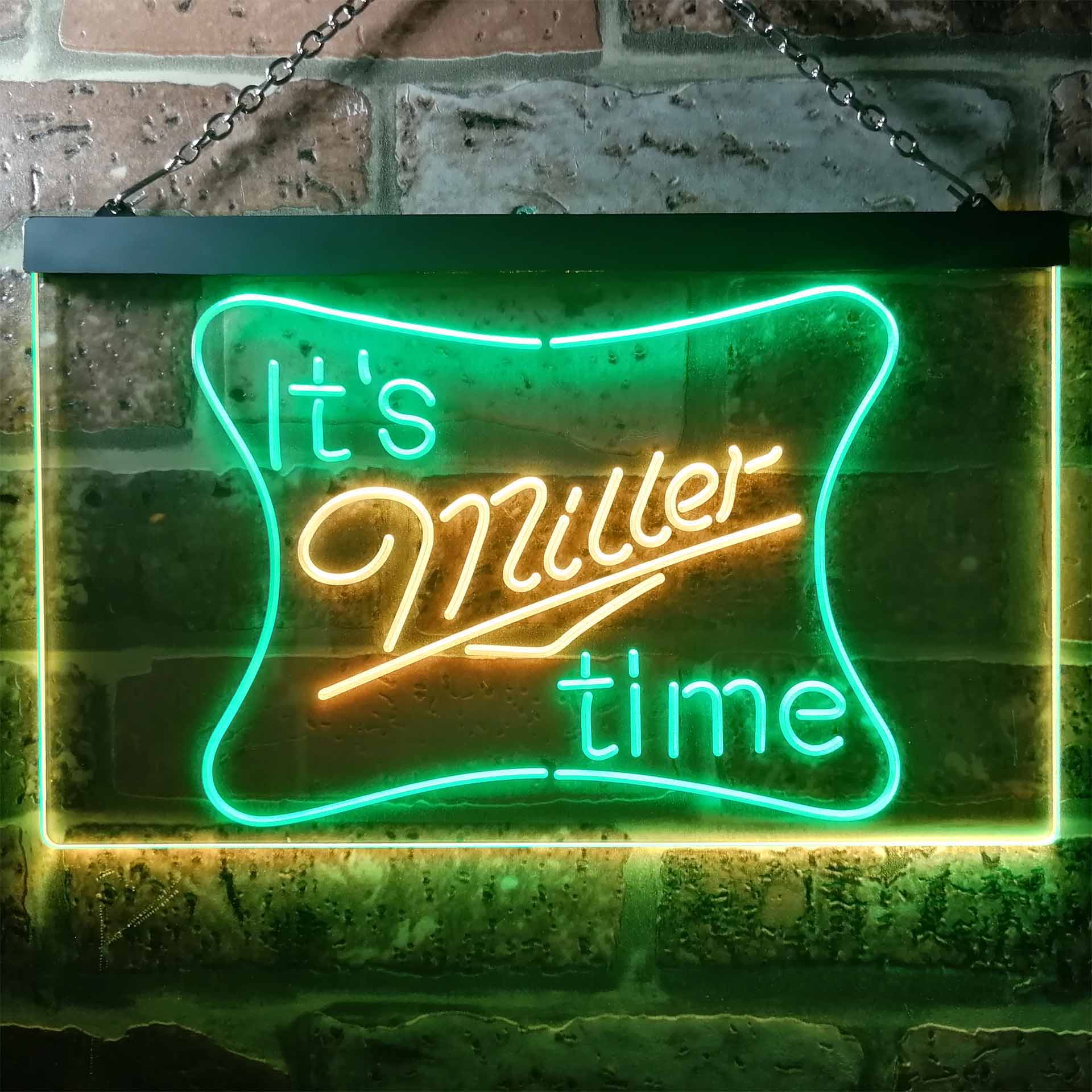 Miller It's Miller Time Bar Neon LED Sign - Image 8