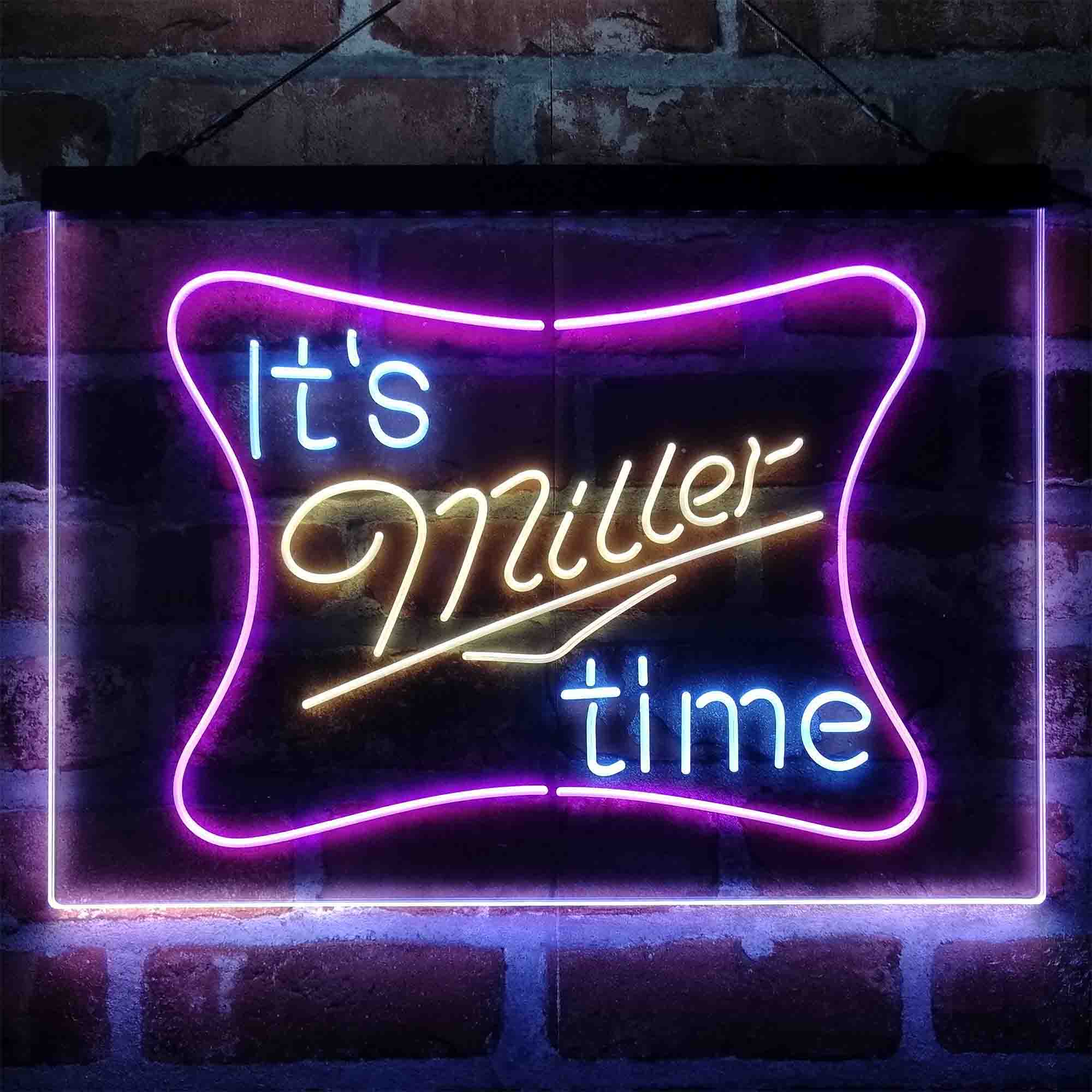 It's Miller Time Neon 3-Color LED Sign - Image 10