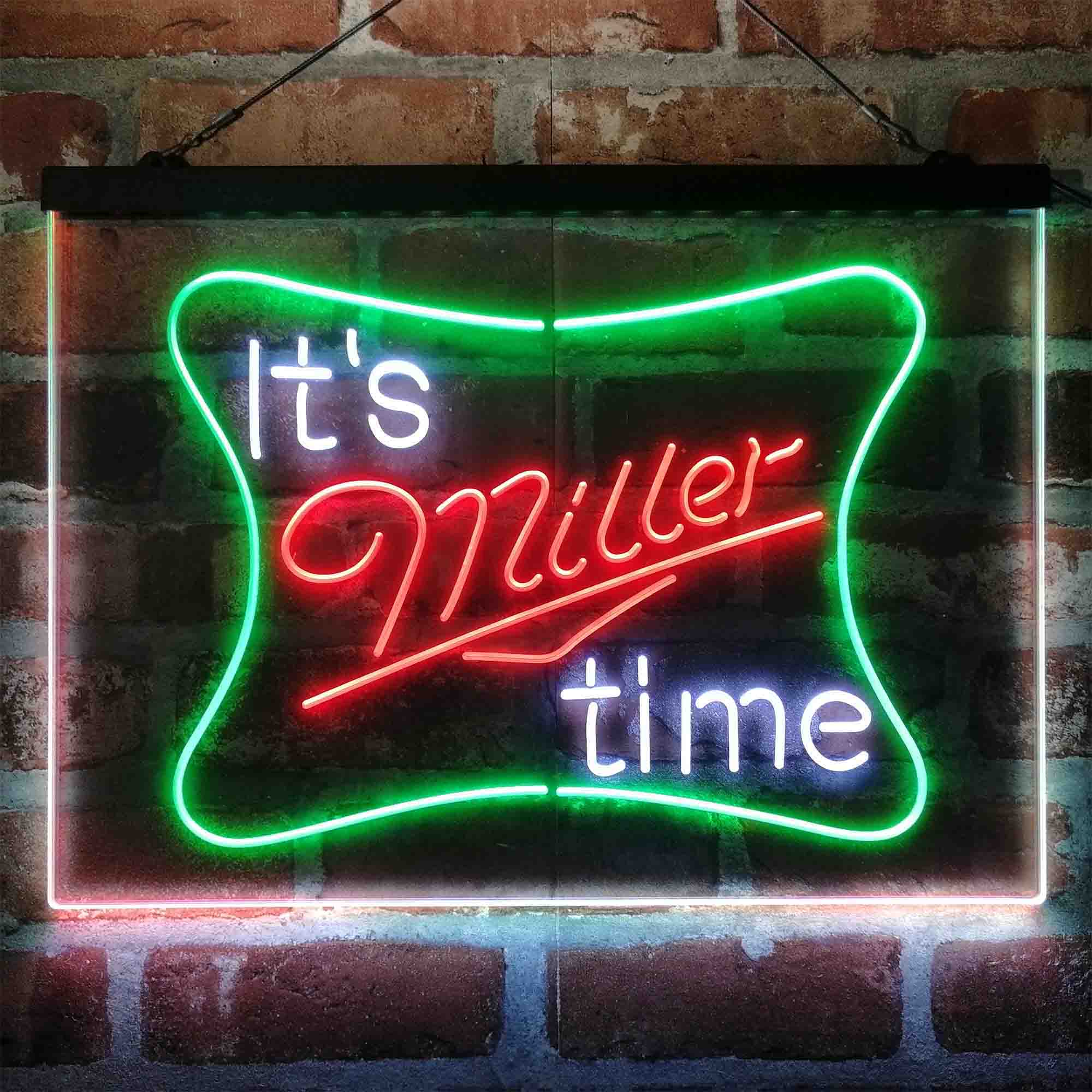 It's Miller Time Neon 3-Color LED Sign - Image 12