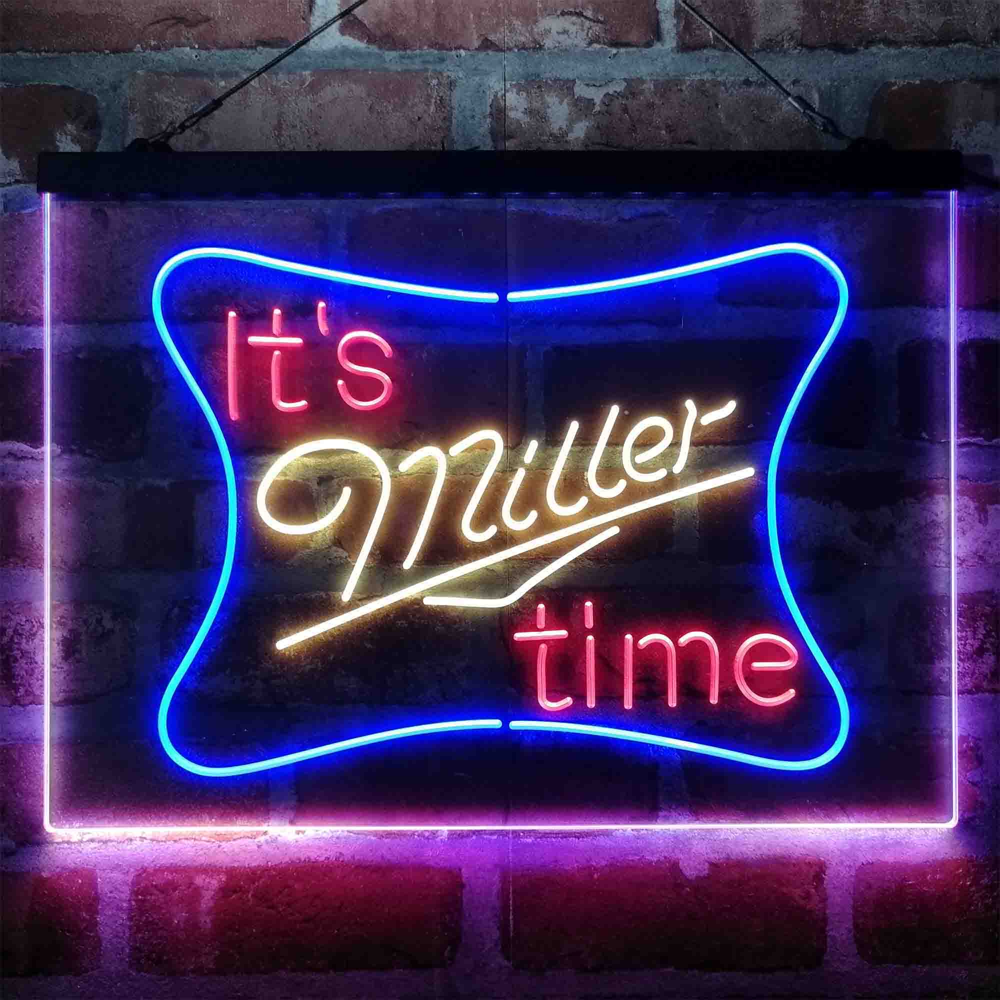 It's Miller Time Neon 3-Color LED Sign - Image 4