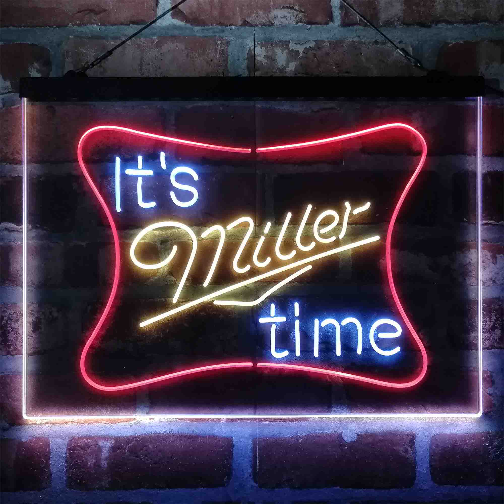It's Miller Time Neon 3-Color LED Sign - Image 6