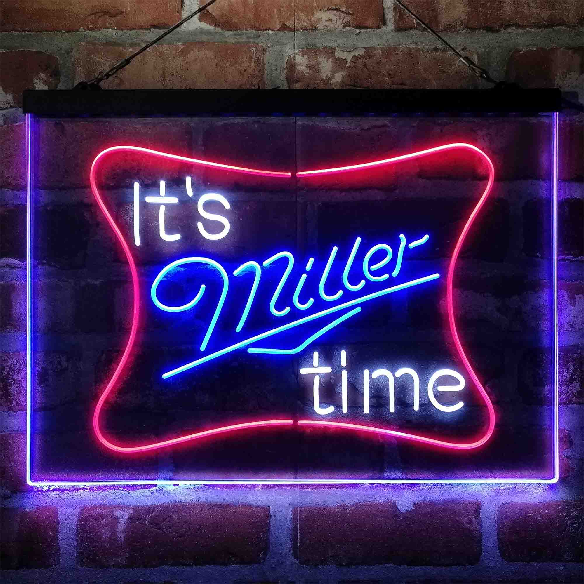 It's Miller Time Neon 3-Color LED Sign - Image 7