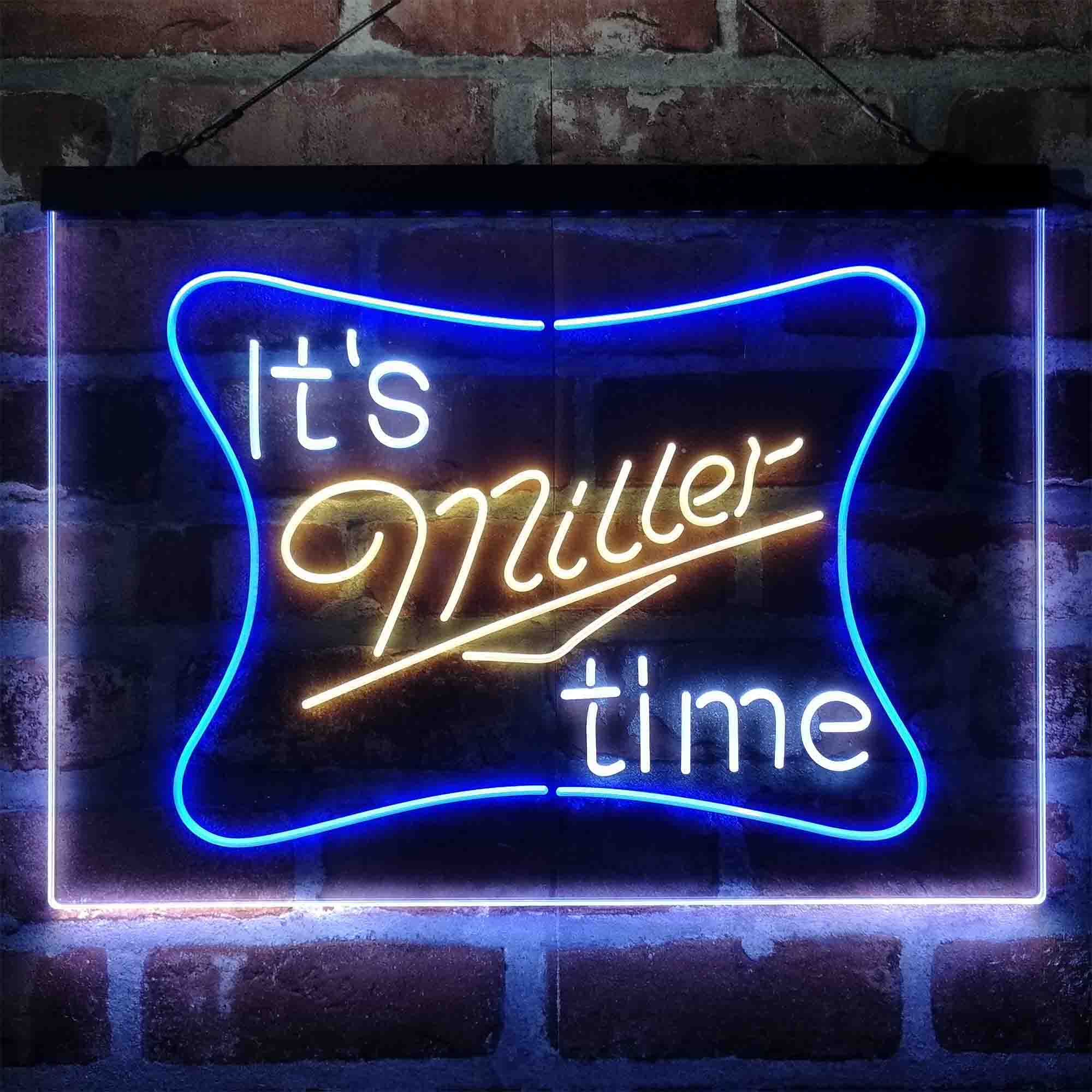 It's Miller Time Neon 3-Color LED Sign - Image 8