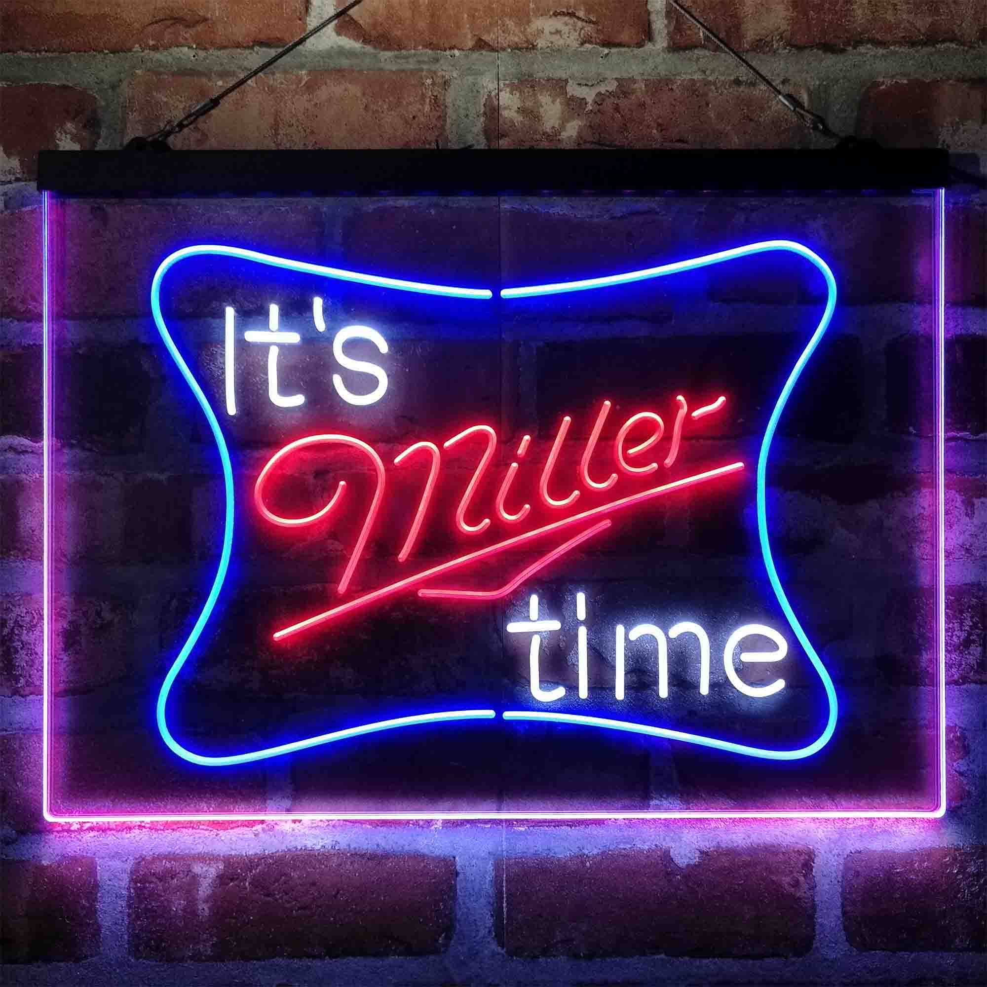 It's Miller Time Neon 3-Color LED Sign - Image 9