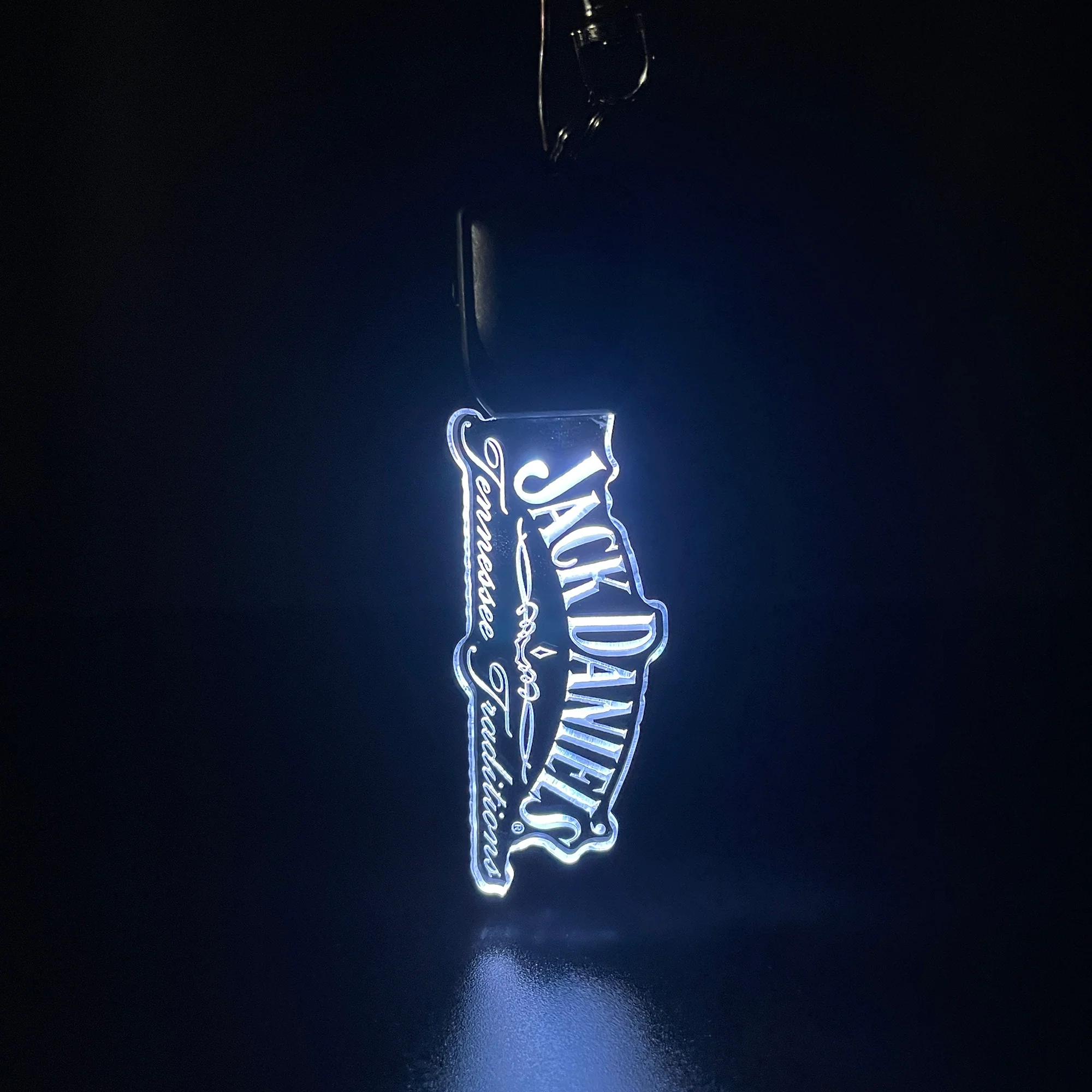 Jack Daniel's LED Light Acrylic Keychain , Christmas Tree Ornament - Image 6