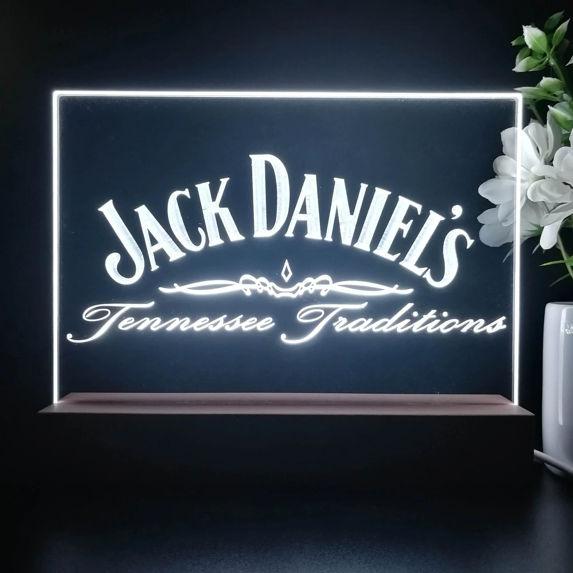 Jack Daniel's Tennessee Traditions Neon Sign Pub Bar Lamp