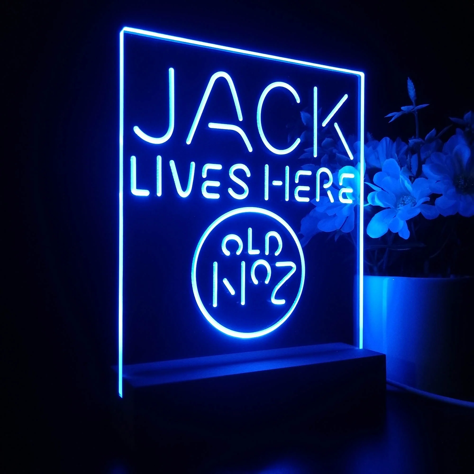 Jack Lives Here 3D Illusion Night Light Desk Lamp - Image 6