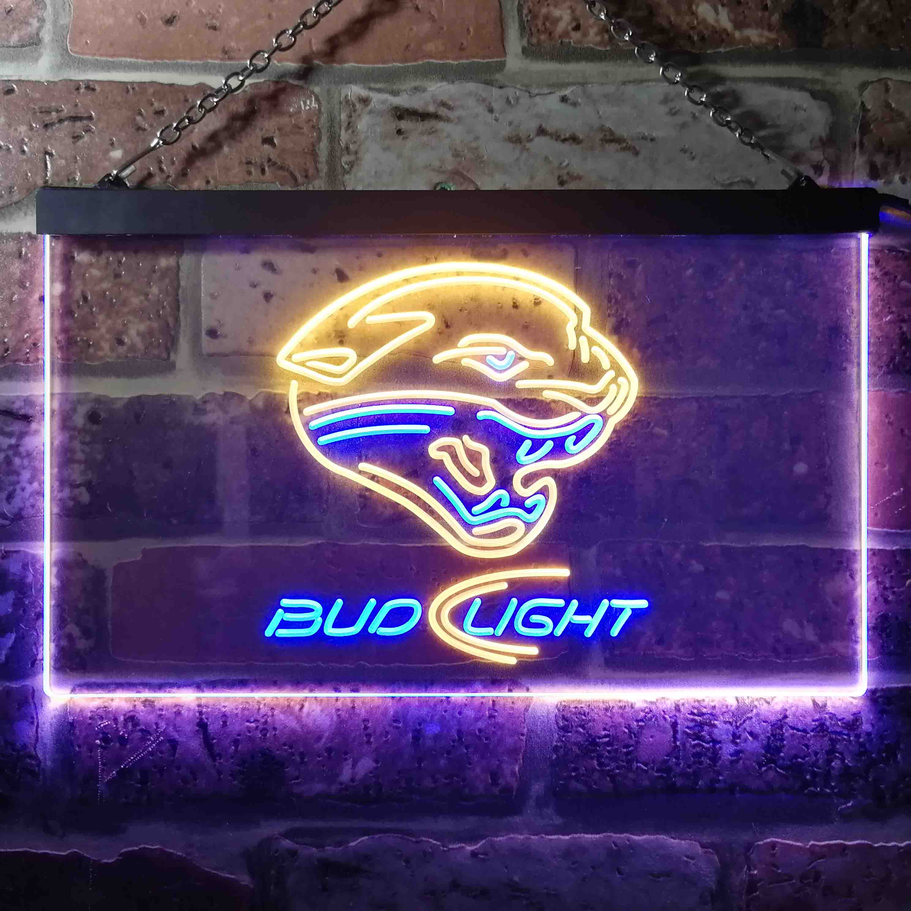 Jacksonville Jaguars Bud Light Neon-Like LED Sign - Image 10