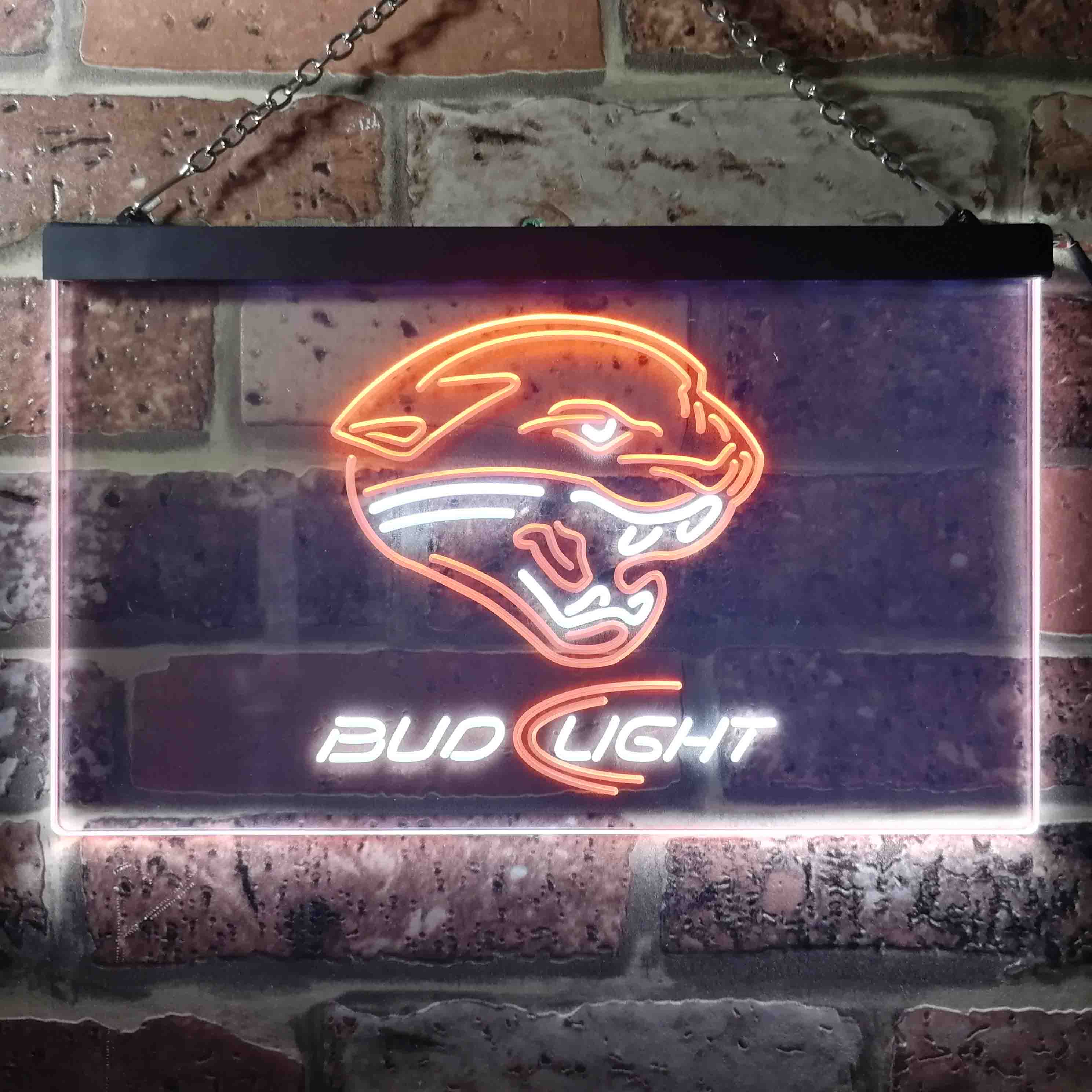 Jacksonville Jaguars Bud Light Neon-Like LED Sign - Image 4