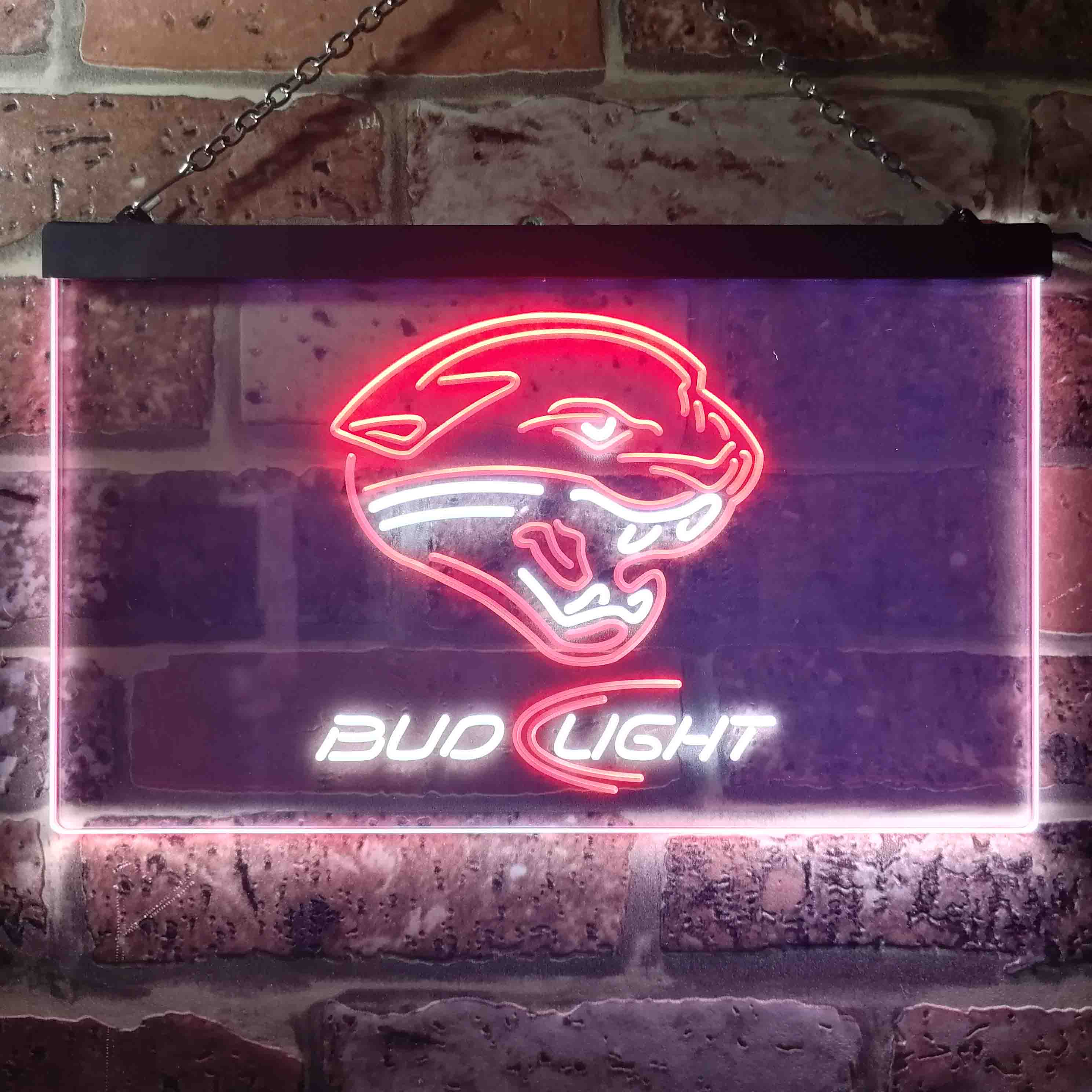 Jacksonville Jaguars Bud Light Neon-Like LED Sign - Image 5