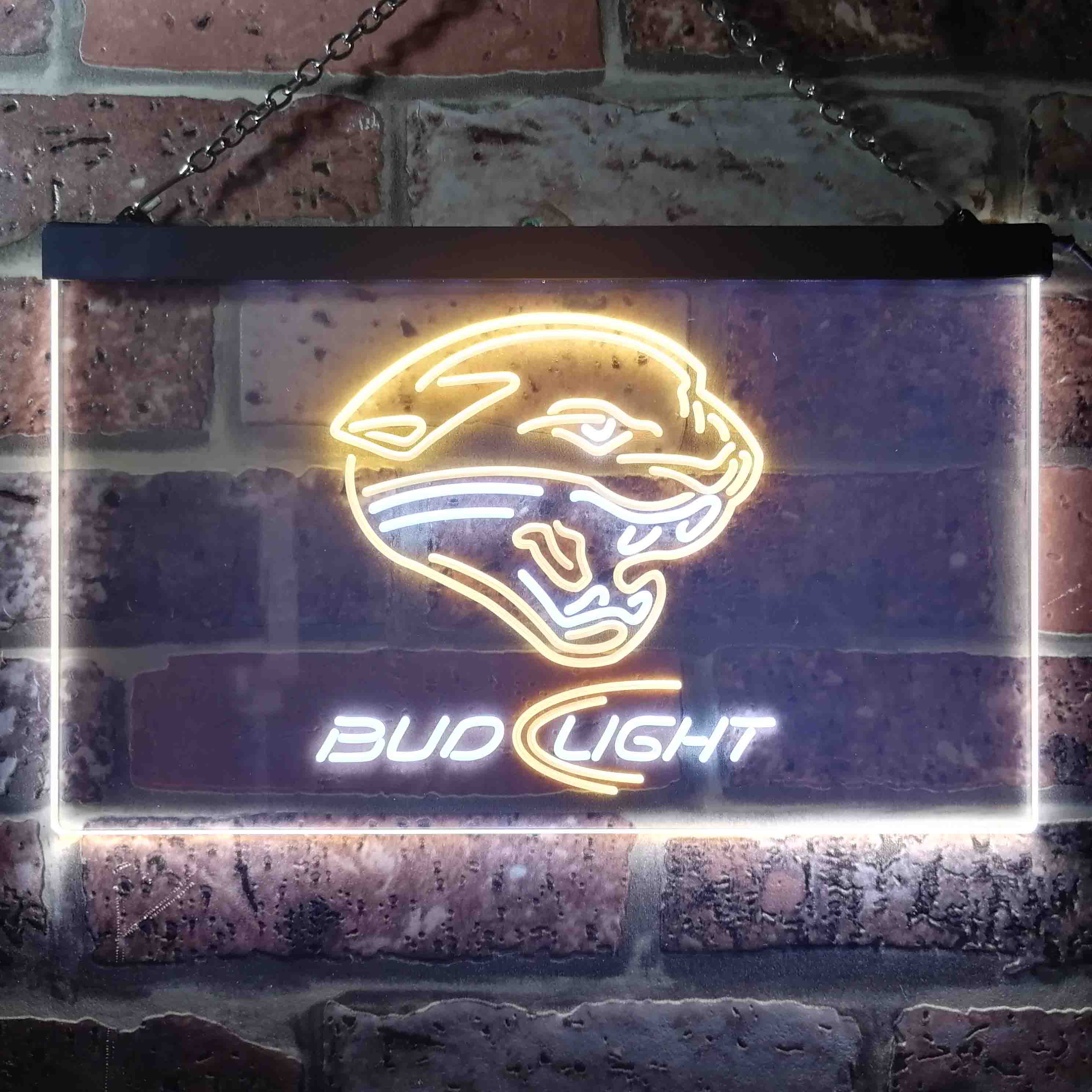 Jacksonville Jaguars Bud Light Neon-Like LED Sign - Image 9