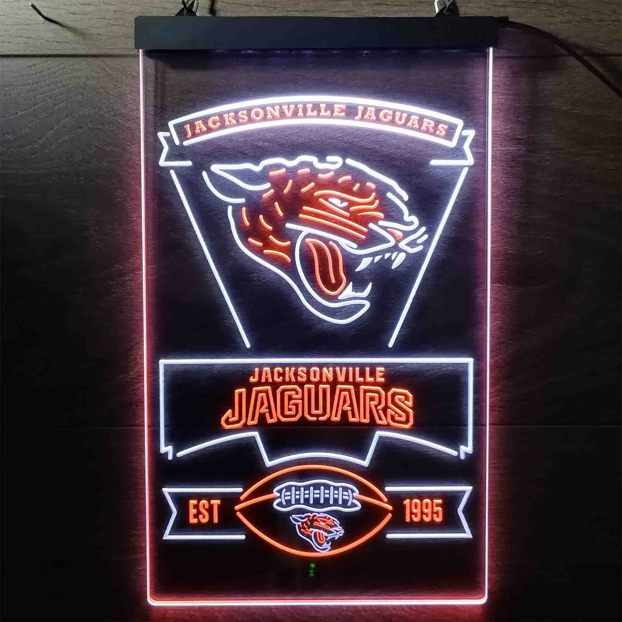 Jacksonville Jaguars Est. 1995 Neon-Like LED Sign - Image 12
