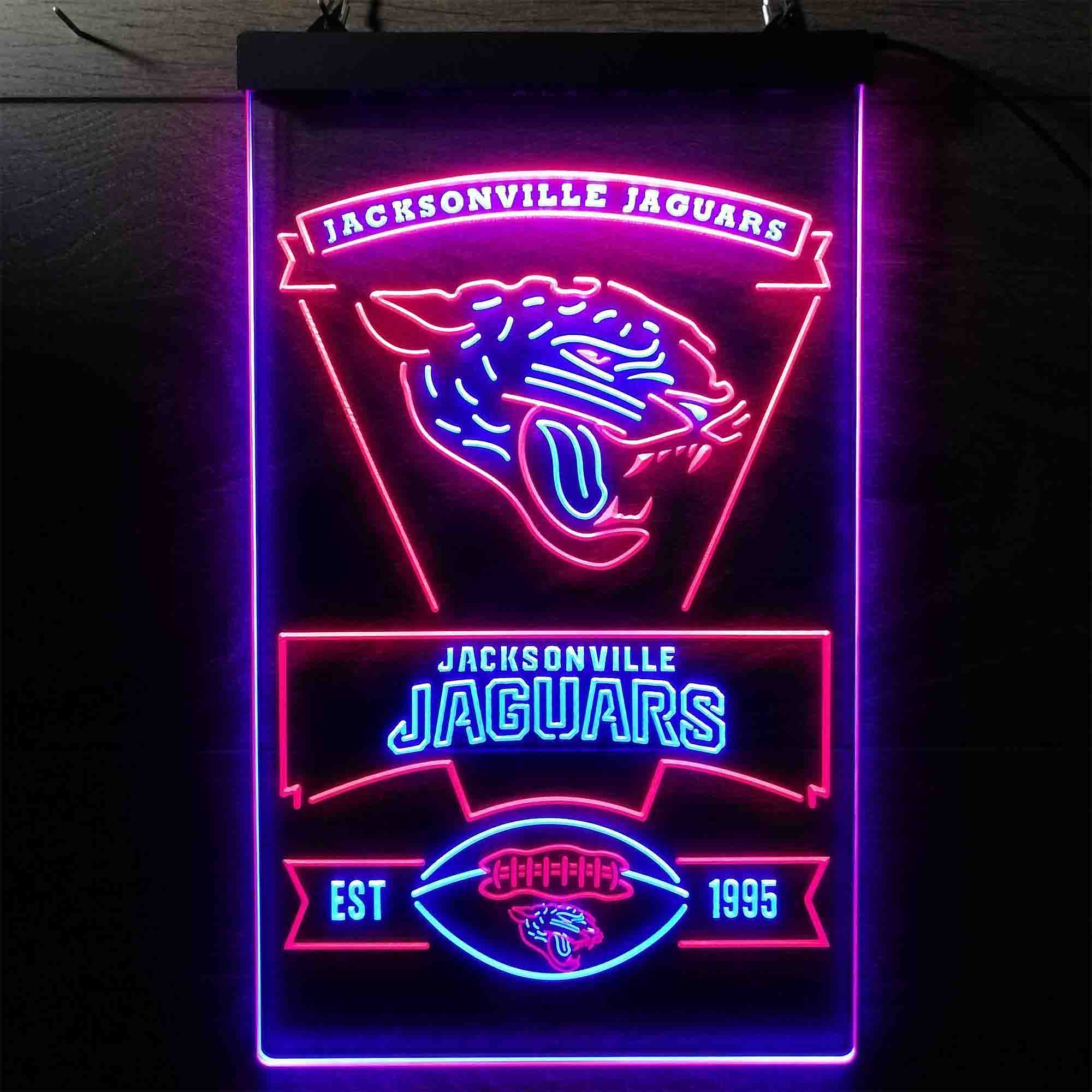 Jacksonville Jaguars Est. 1995 Neon-Like LED Sign - Image 13