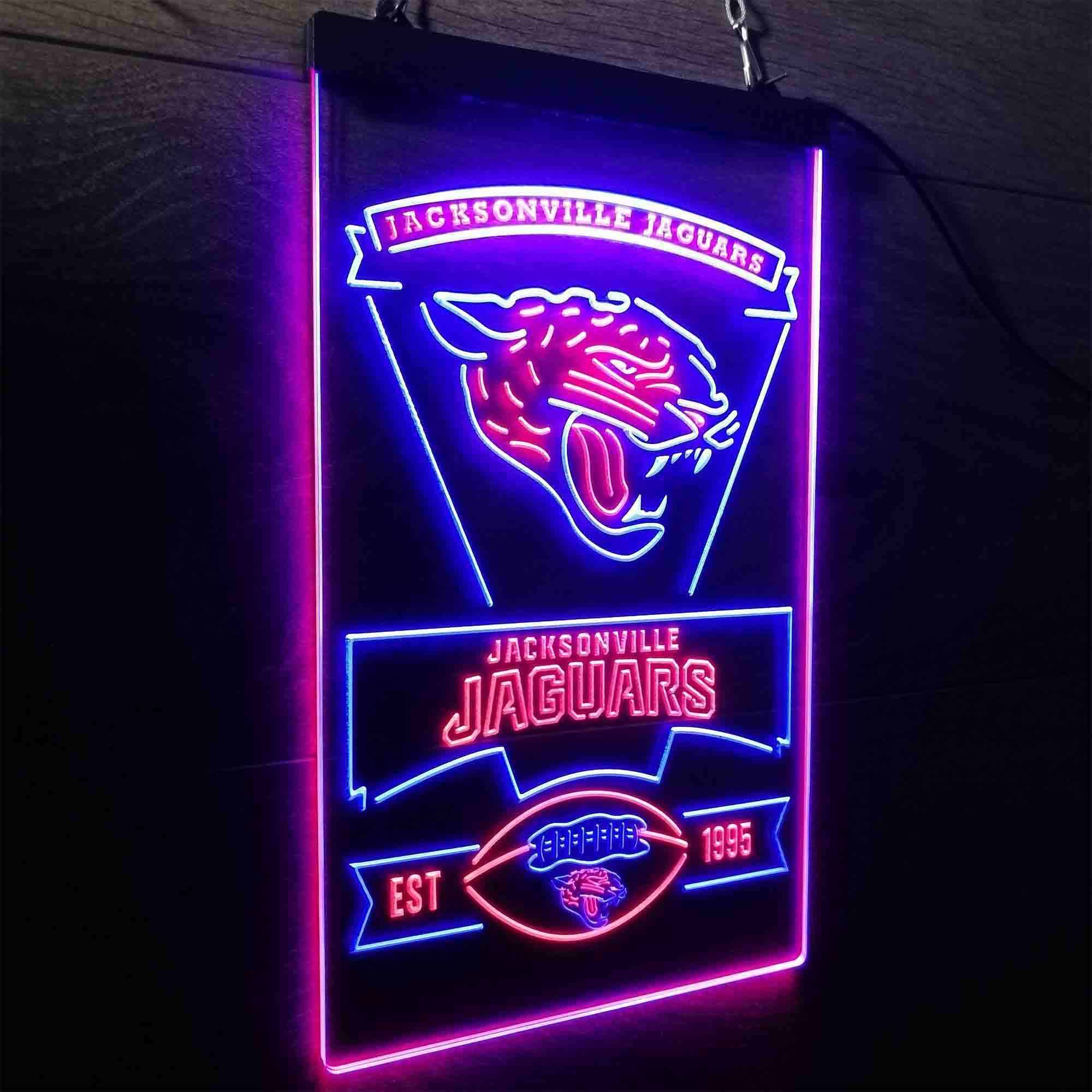 Jacksonville Jaguars Est. 1995 Neon-Like LED Sign - Image 17