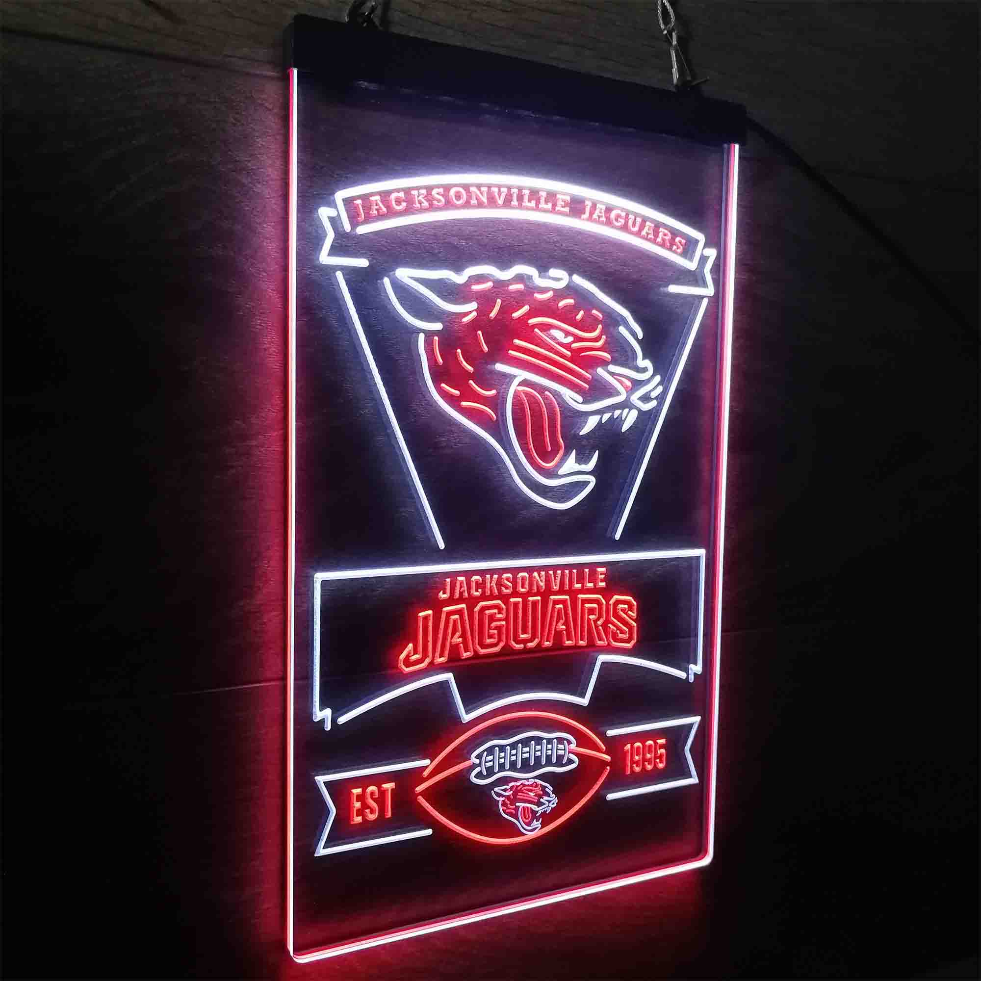 Jacksonville Jaguars Est. 1995 Neon-Like LED Sign - Image 18